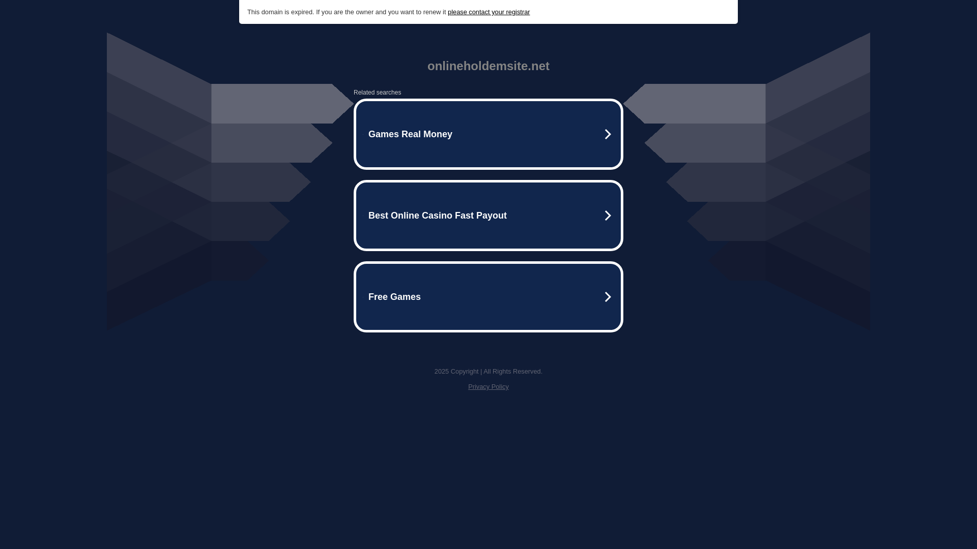 website screenshot of https://onlineholdemsite.net/