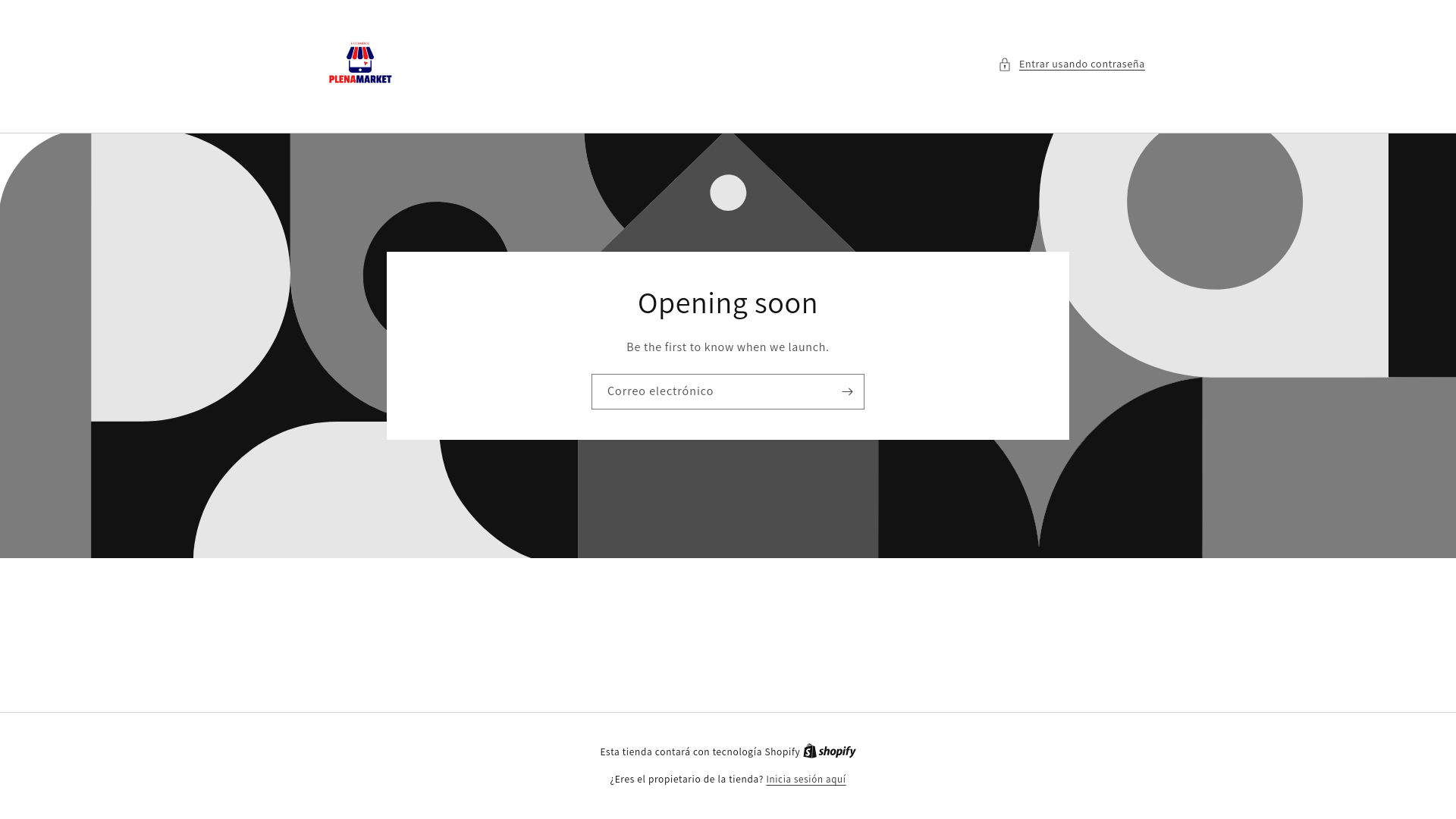 website screenshot of https://plenamarket.shop/