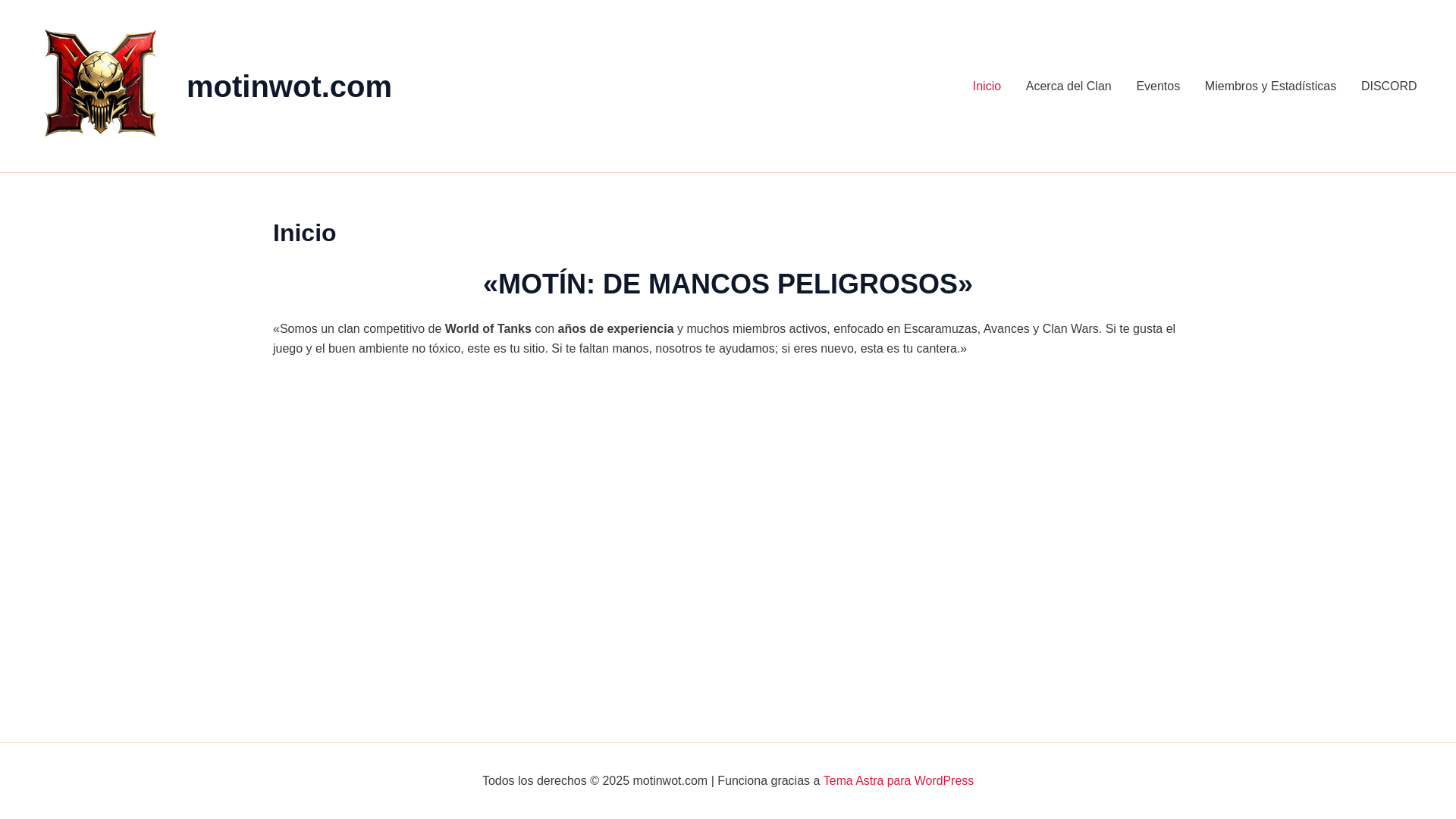 website screenshot of https://motinwot.com/