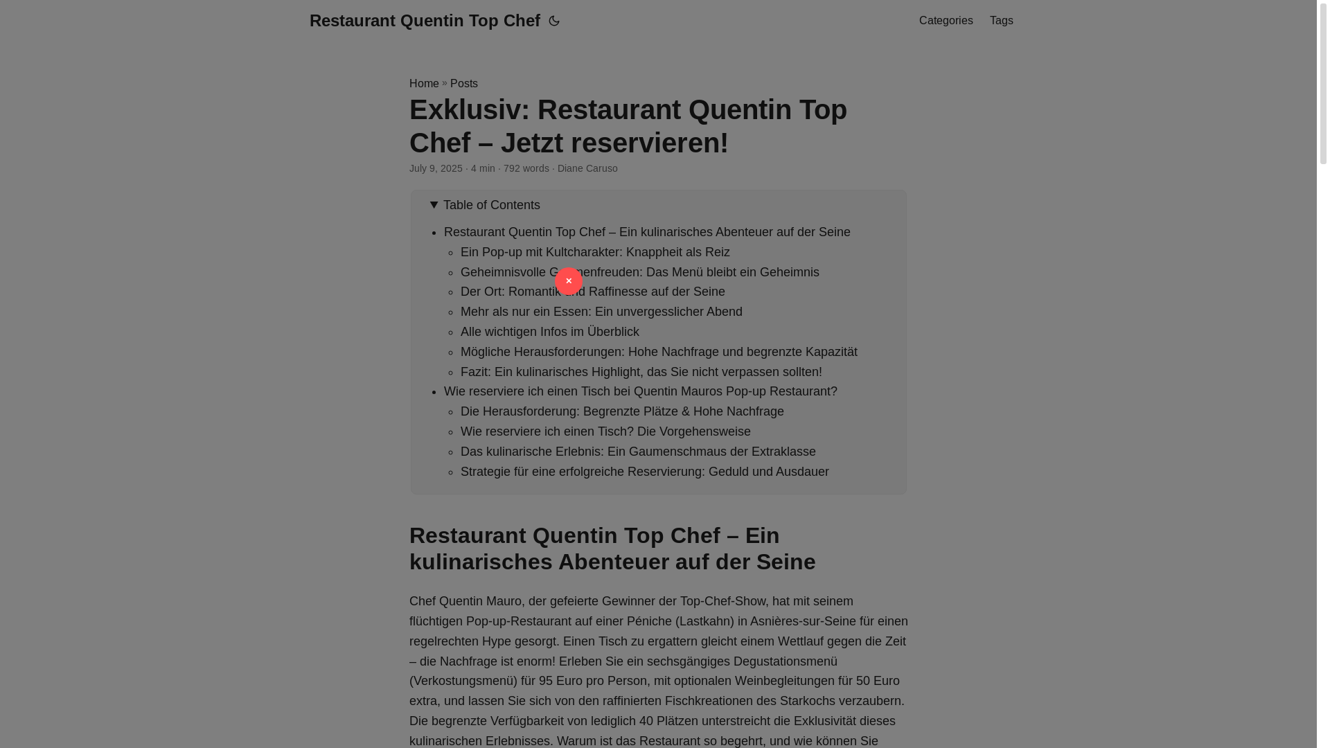 website screenshot of https://restaurant-quentin-top-chef20250714.pages.dev/