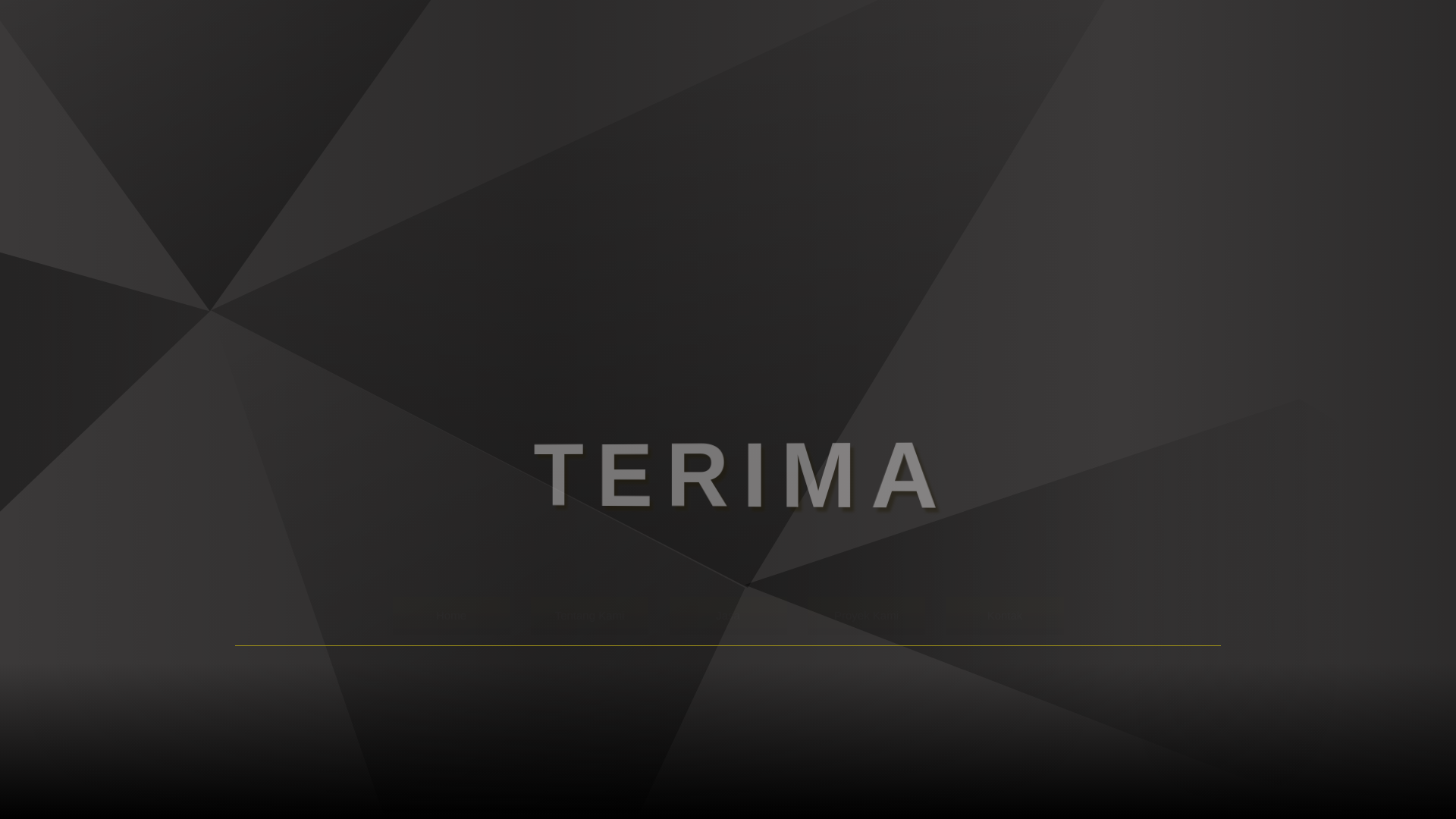 website screenshot of https://terimacreative.space/