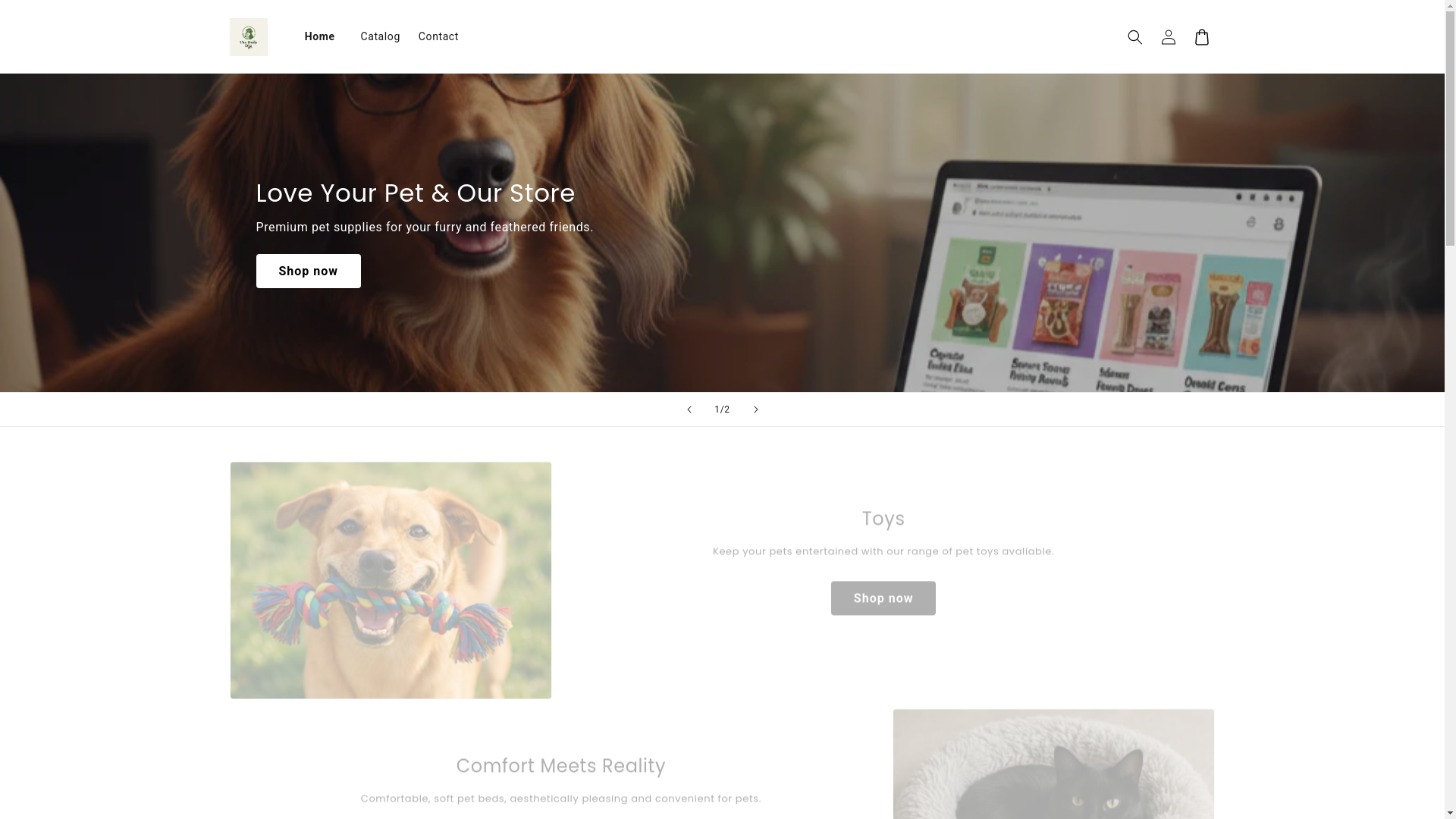 website screenshot of https://thedailydig.store/
