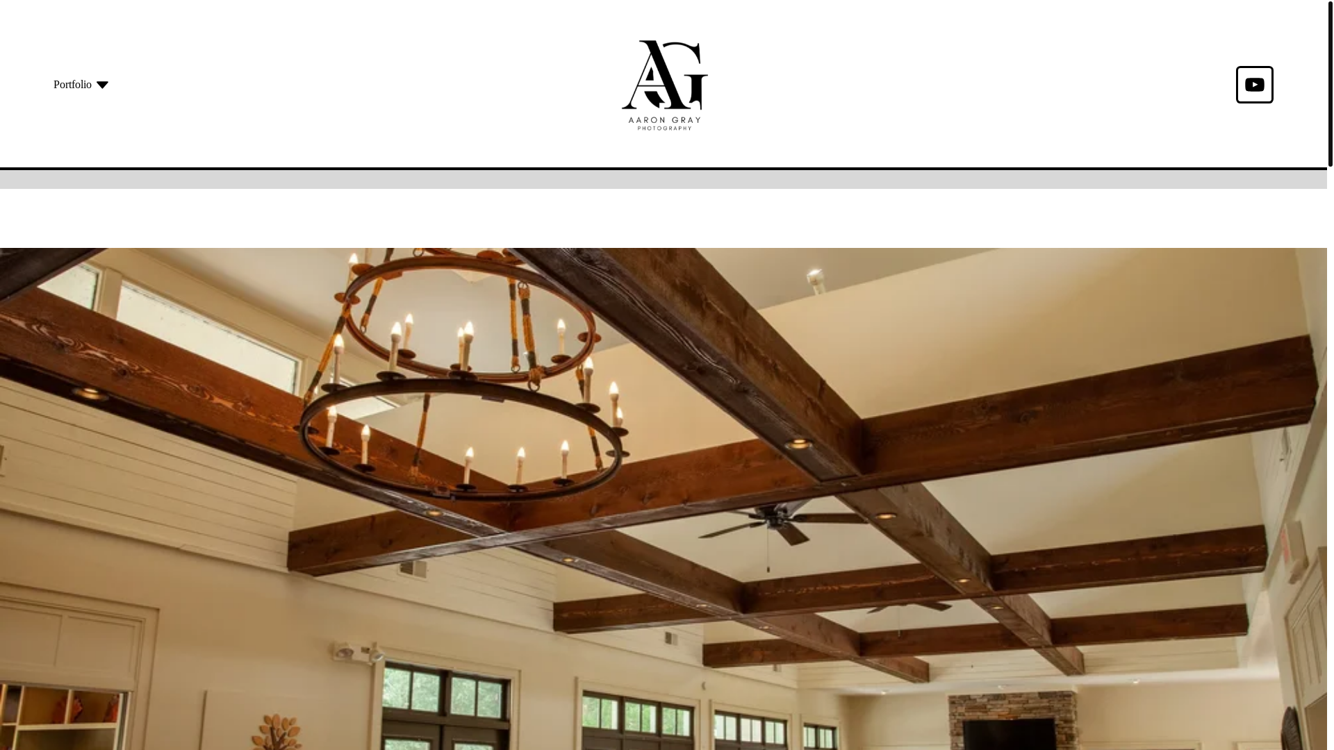 website screenshot of https://aarongrayphotography.com/
