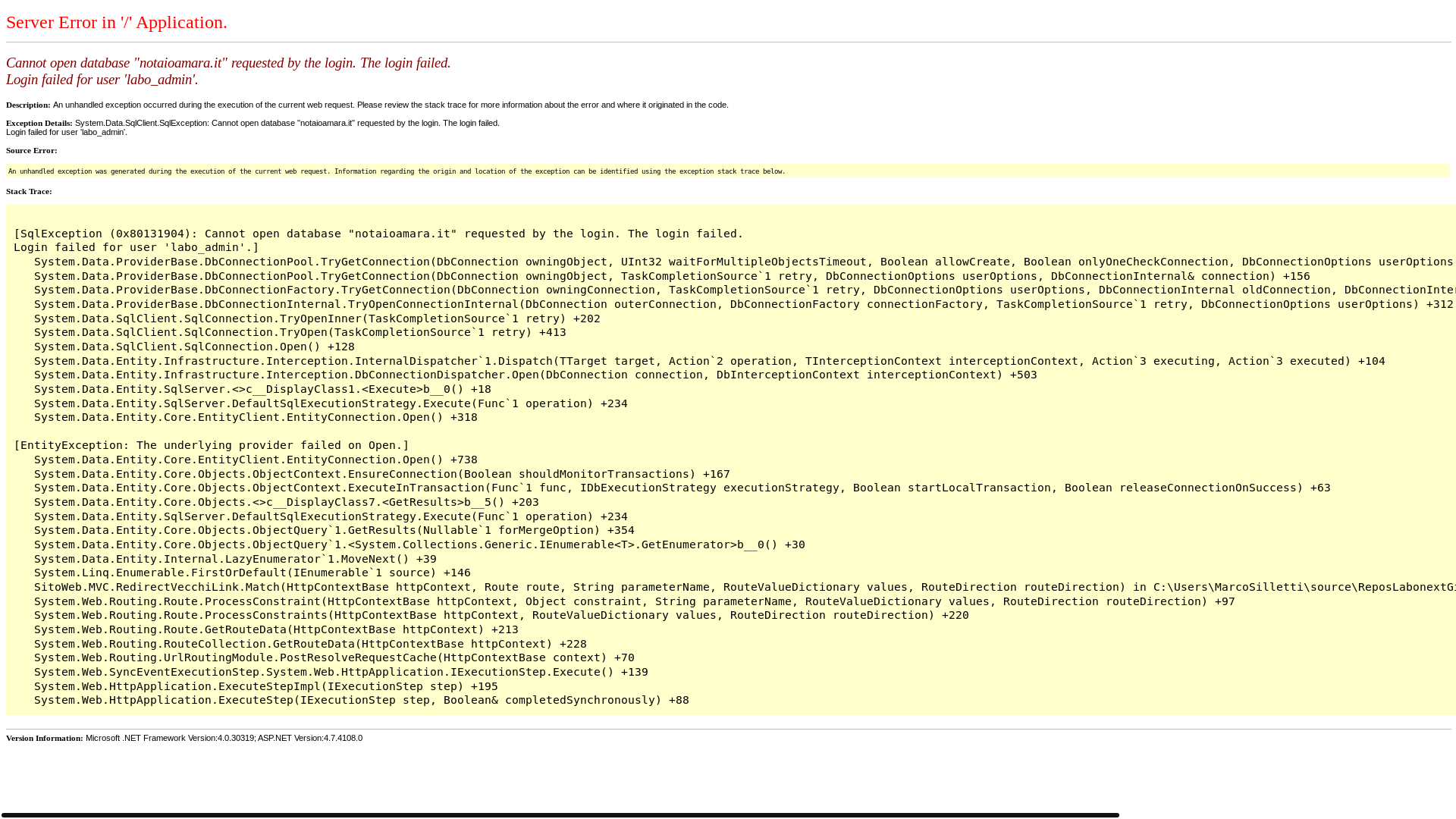 website screenshot of https://notaioamara.it/