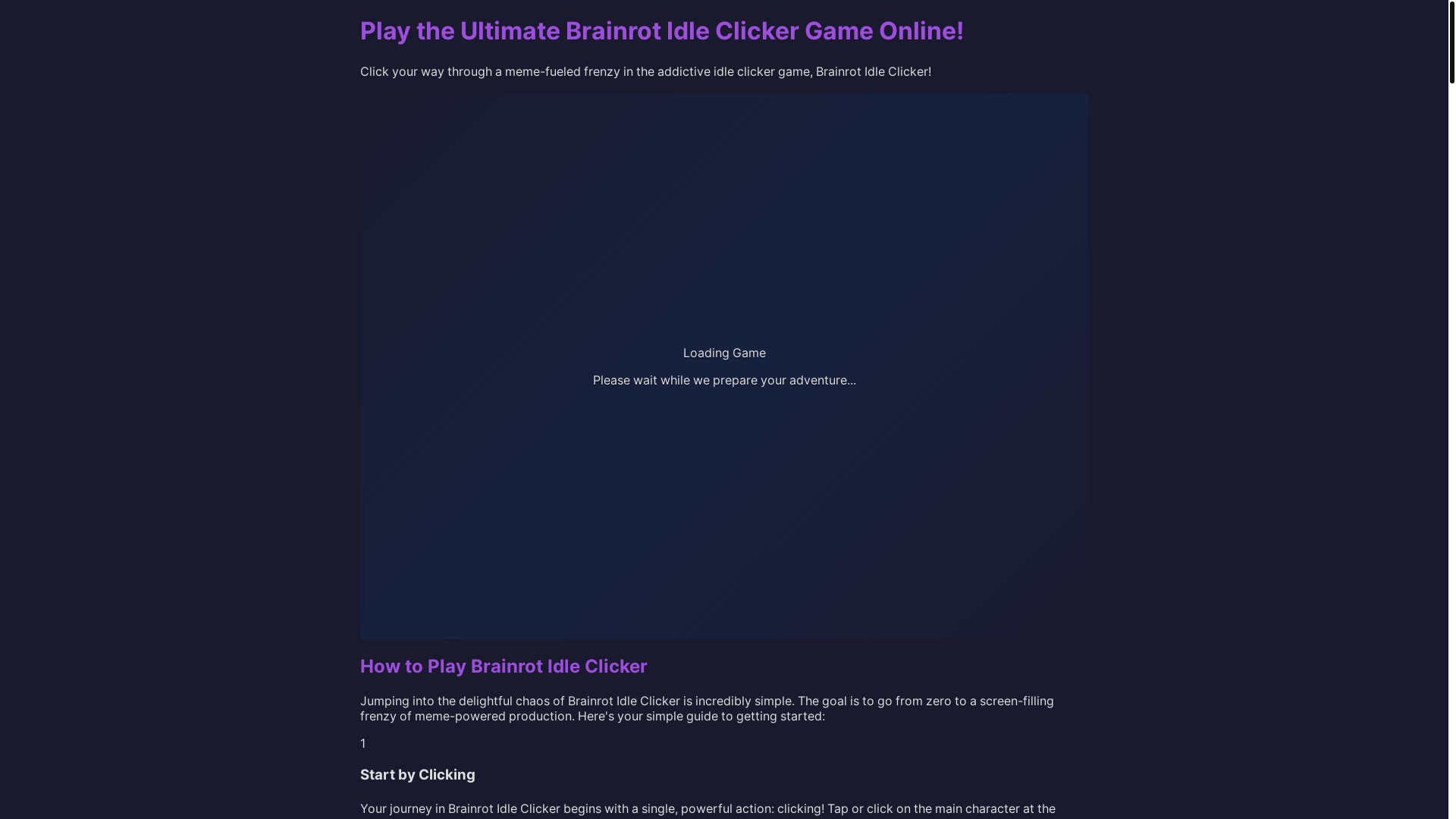 website screenshot of https://brainrotidleclicker.pages.dev/