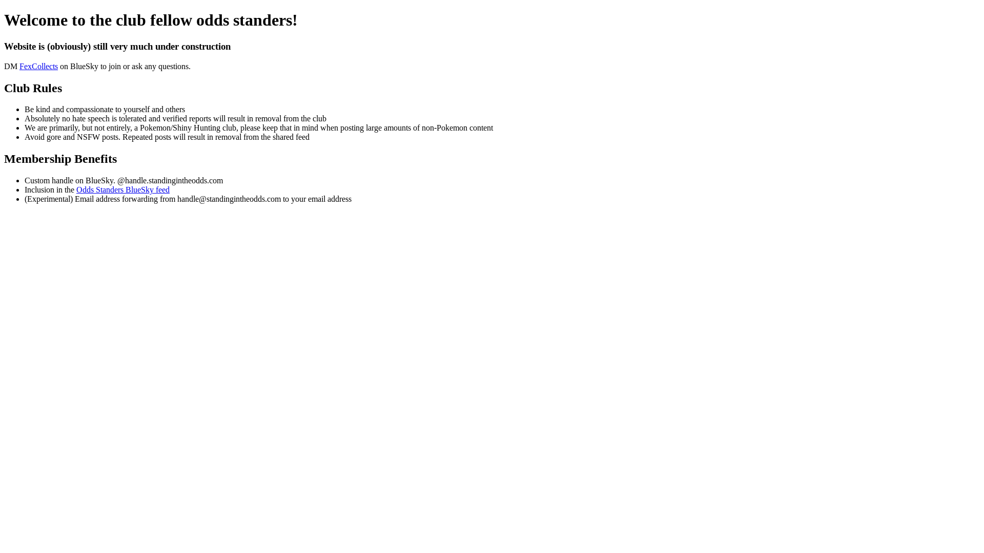 website screenshot of https://standingintheodds-com.pages.dev/