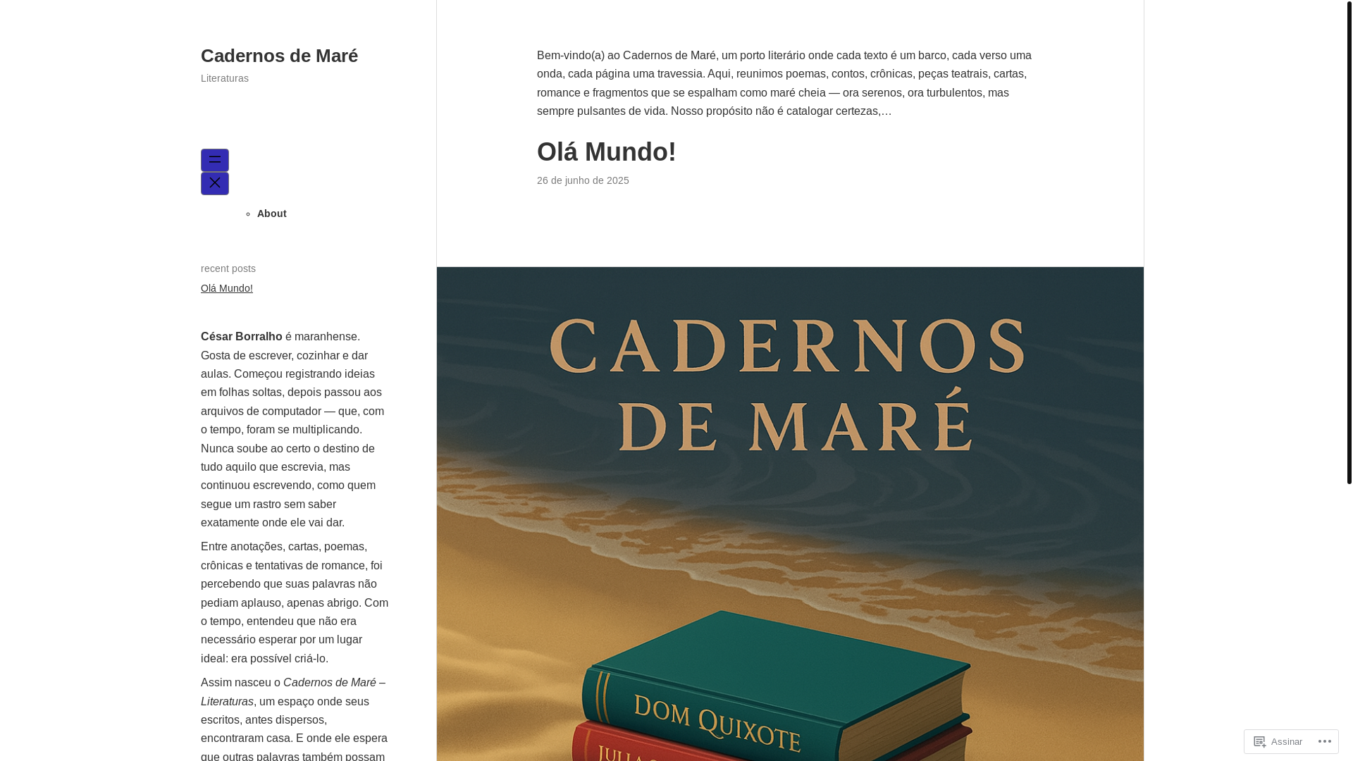 website screenshot of https://cesarborralho.com/