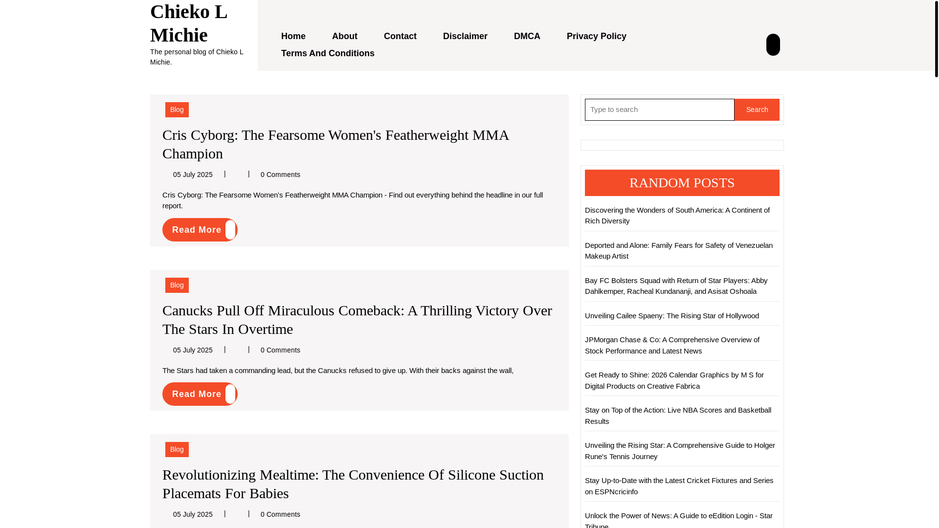 website screenshot of https://chiekolmichiel.pages.dev/