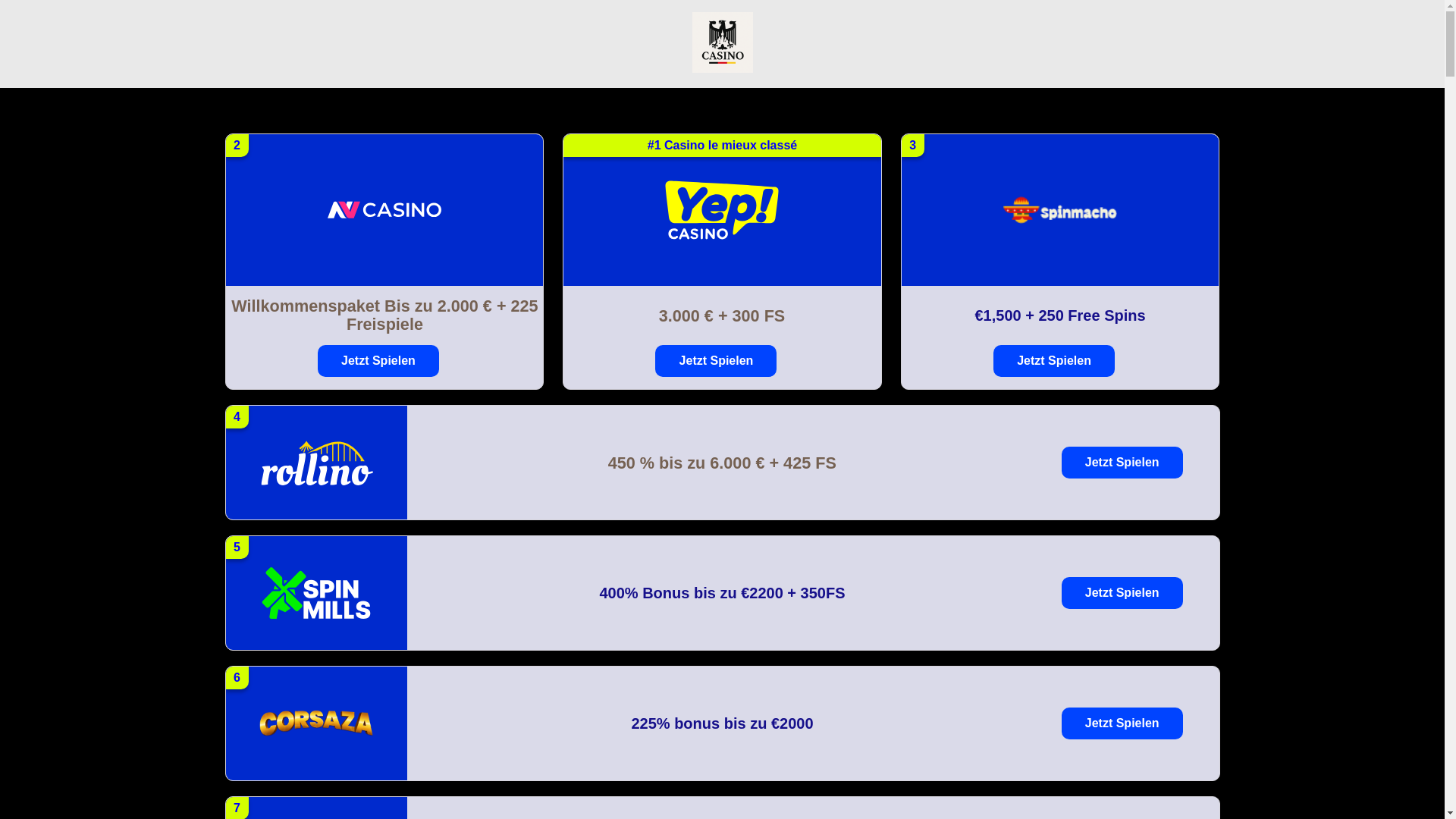 website screenshot of https://casino-ohne-limit-oasis.ink/