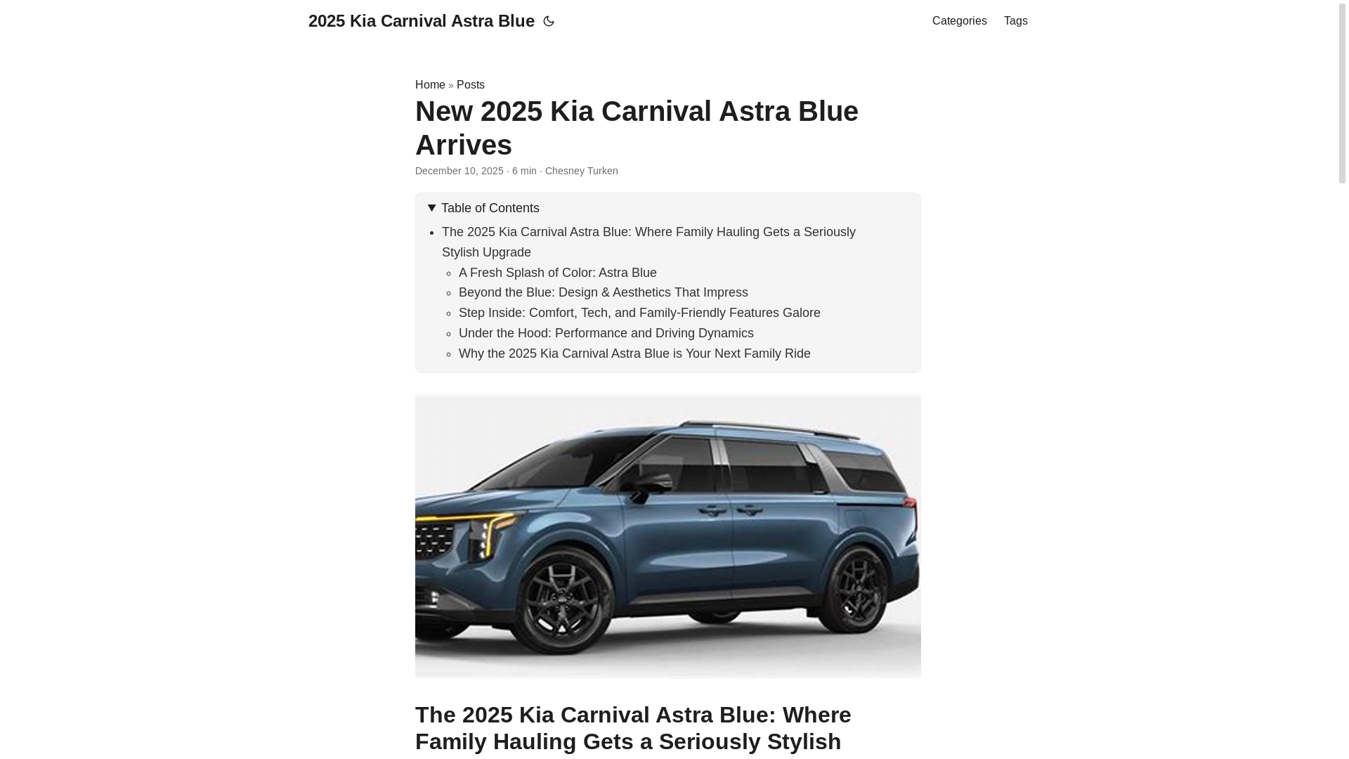 website screenshot of https://2025kiacarnivalastrablue.pages.dev/