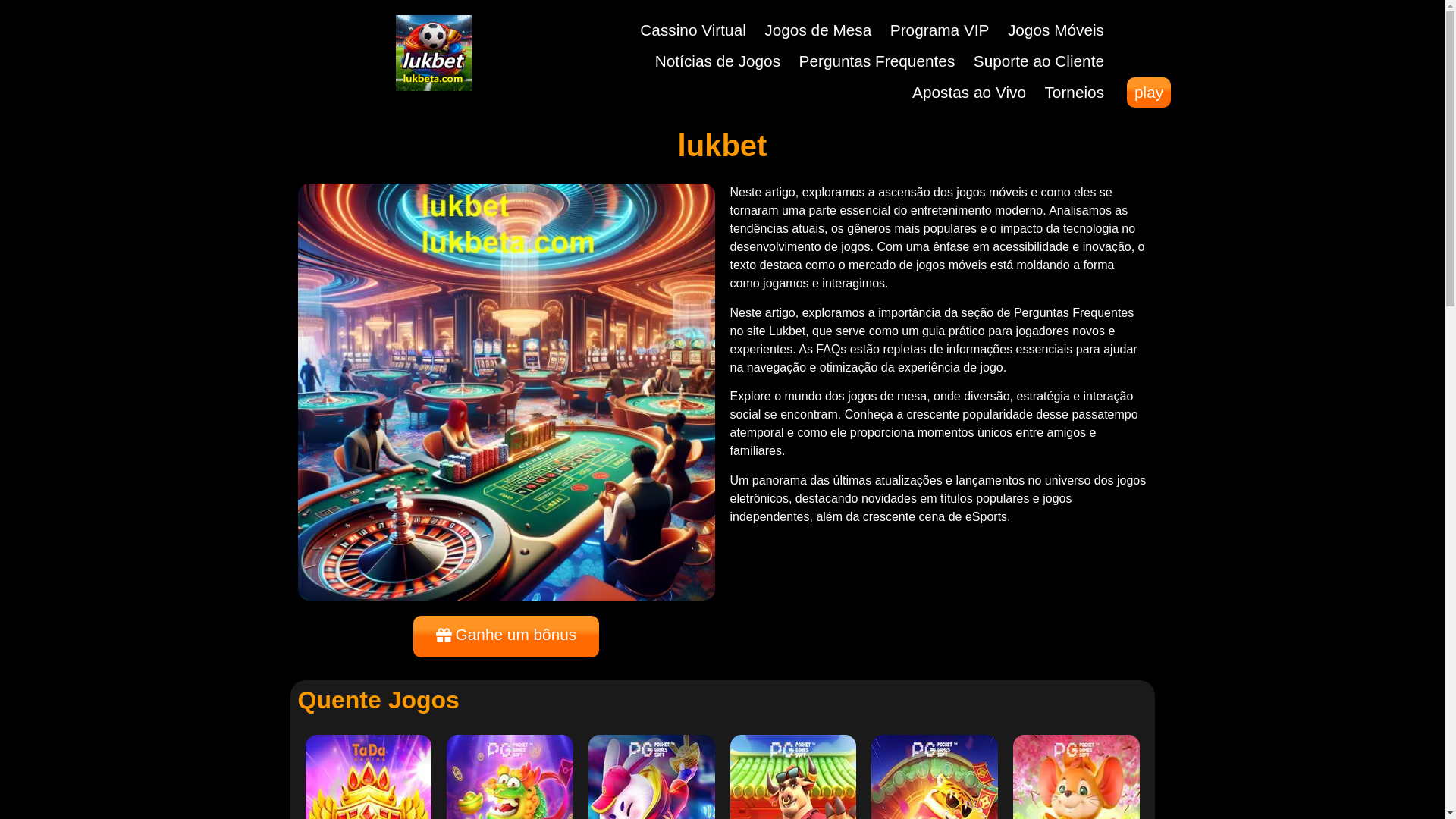 website screenshot of https://lukbeta.com/