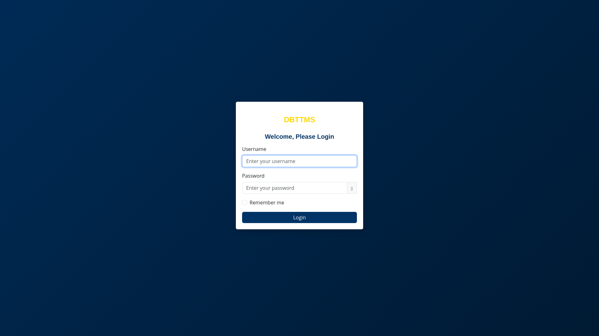 website screenshot of https://dbttms.site/