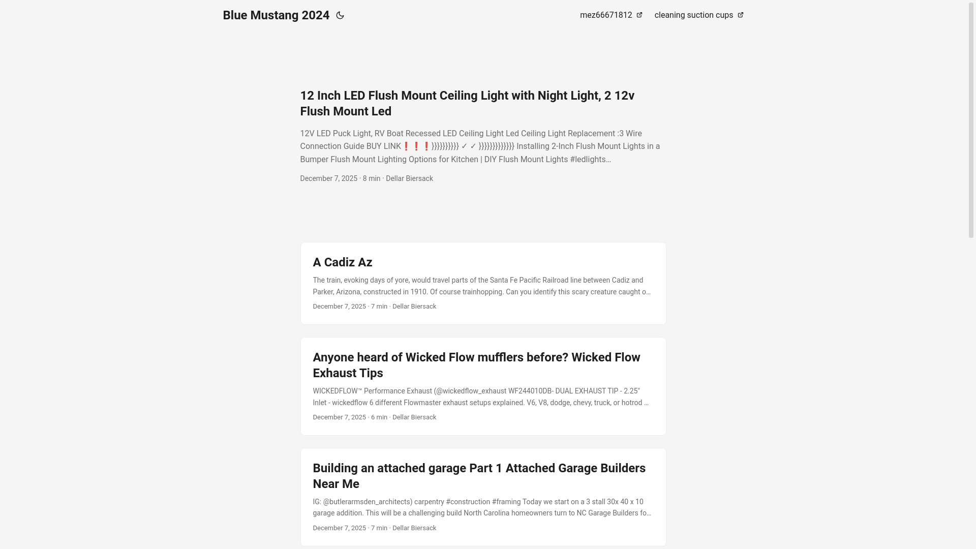 website screenshot of https://bluemustang2024.pages.dev/