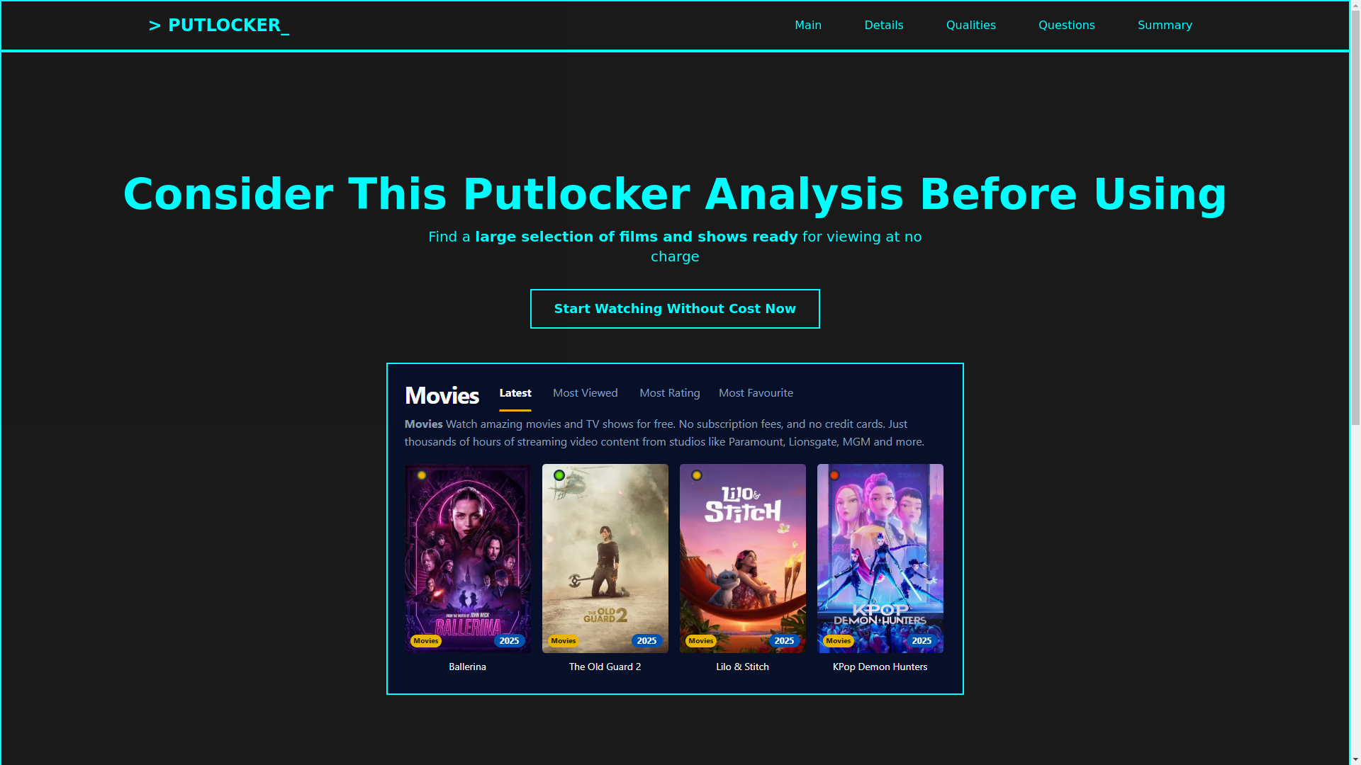 website screenshot of https://putlocker-mst2.pages.dev/
