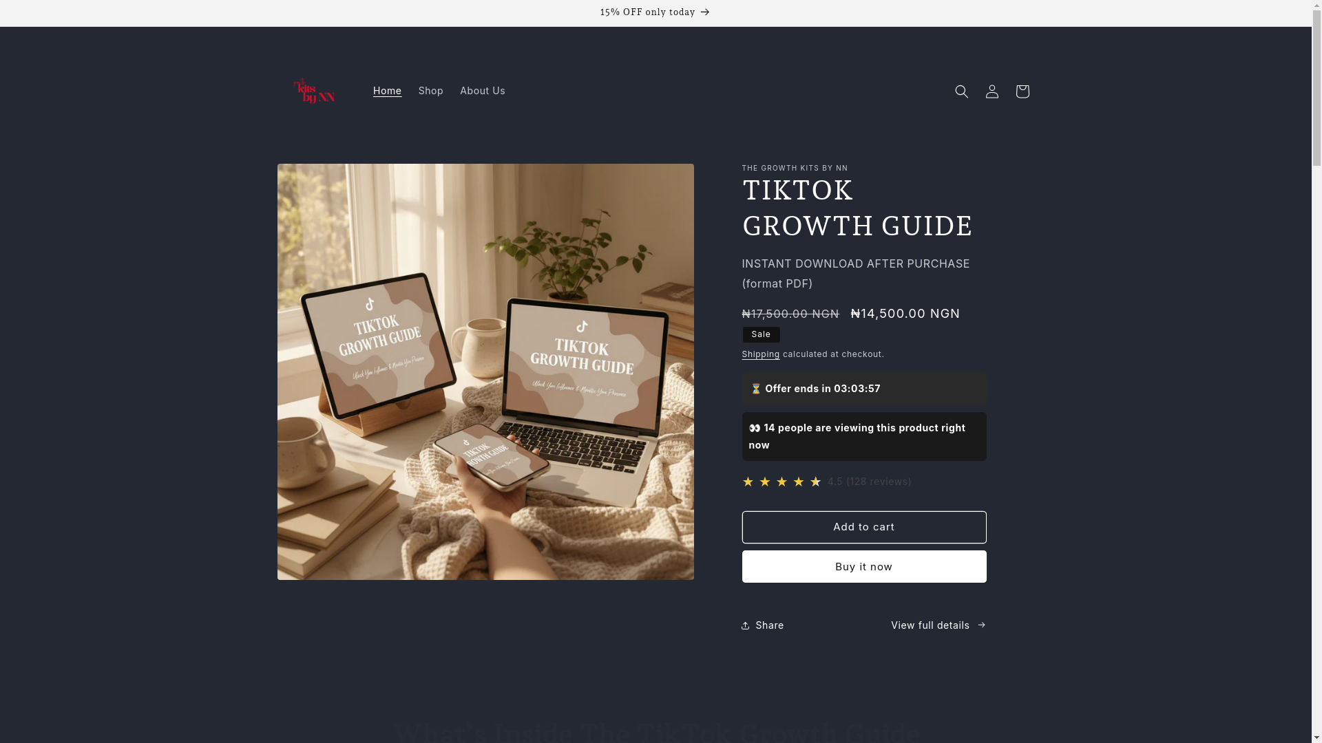 website screenshot of https://growthkitsbynn.store/