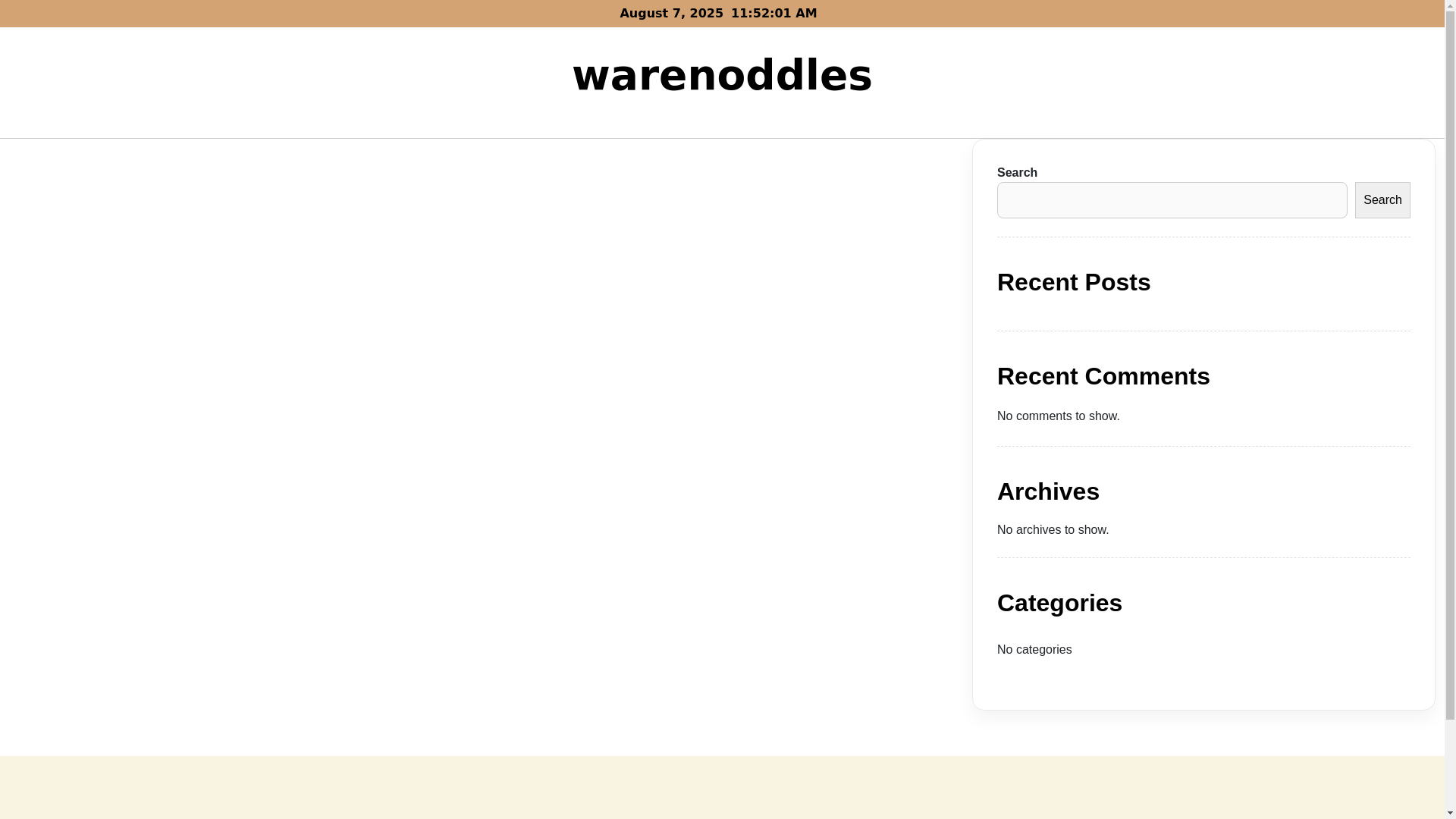 website screenshot of https://warenoddles.com/