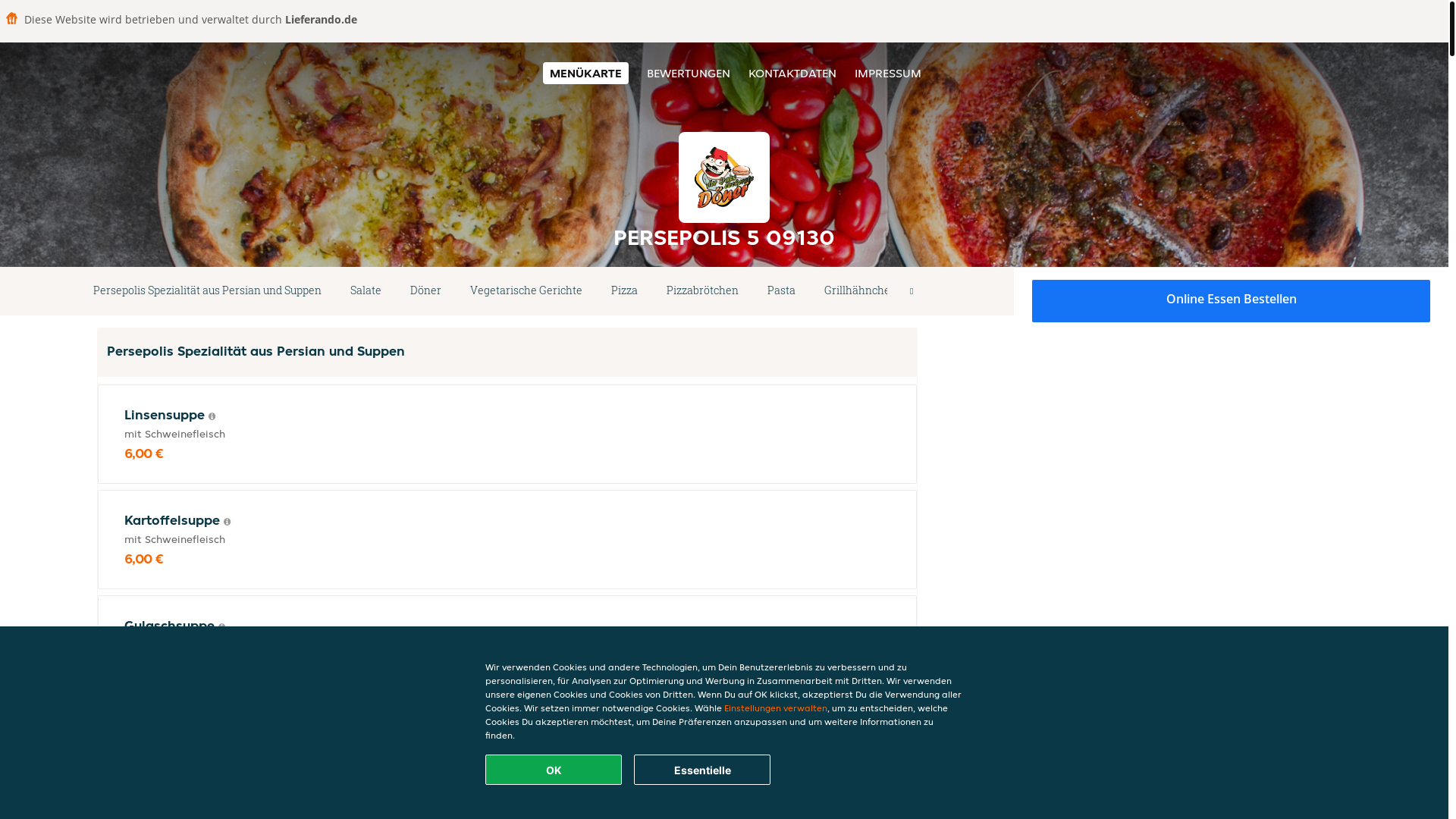 website screenshot of https://persepolis5-chemnitz.de/