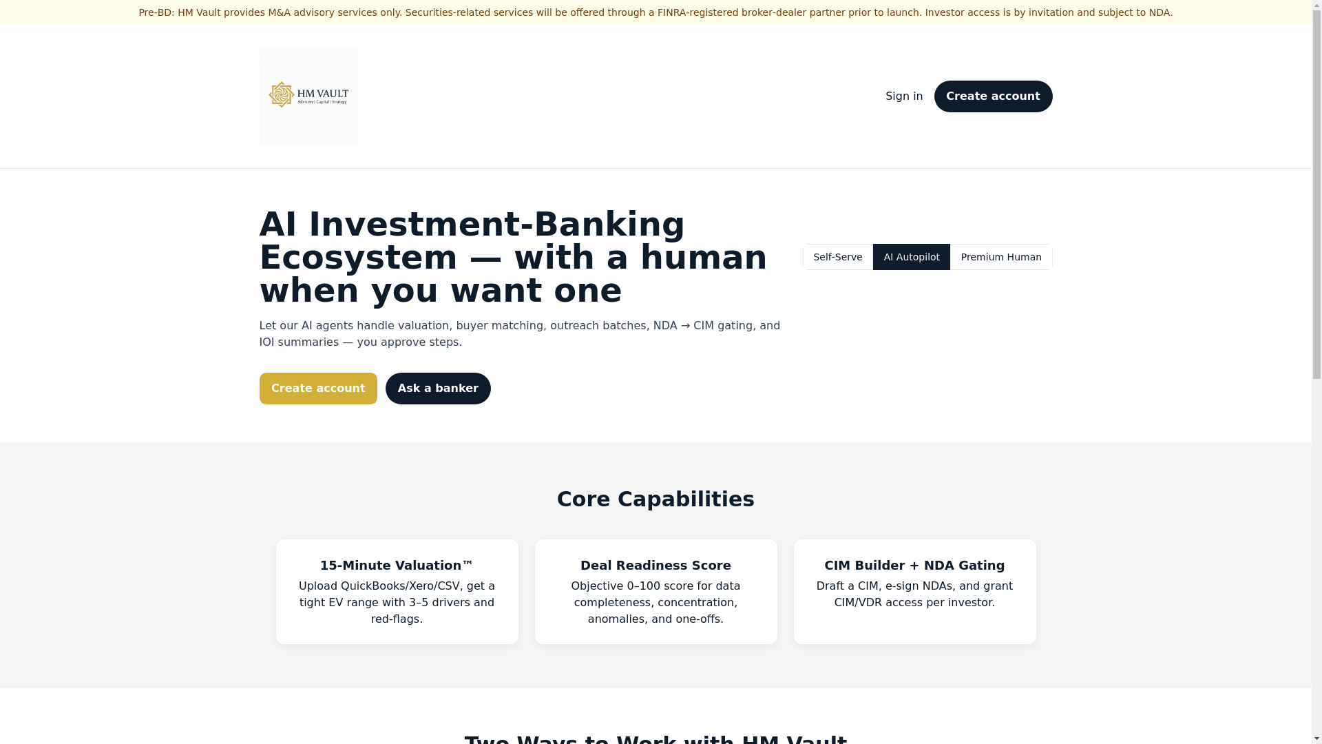 website screenshot of https://hmvault.pages.dev/