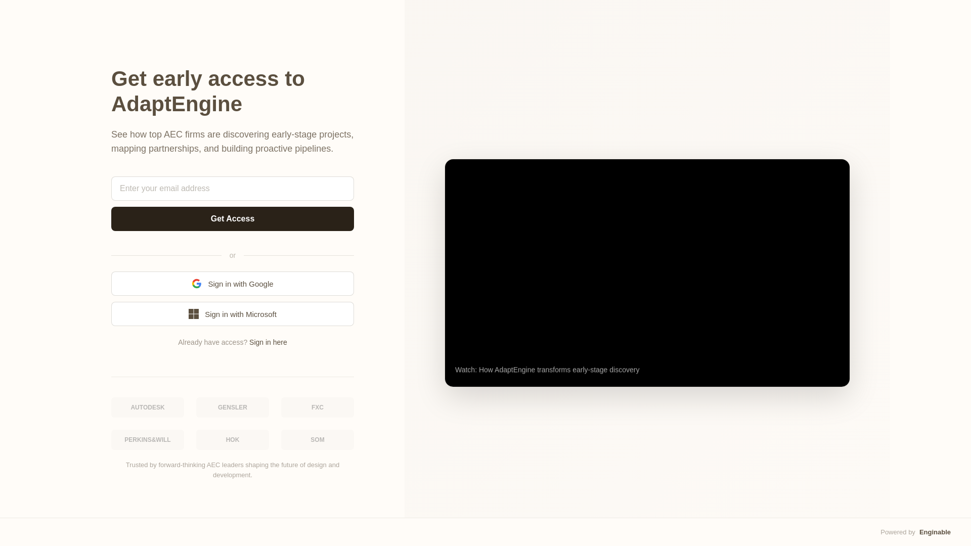 website screenshot of https://adaptengine-ai.pages.dev/
