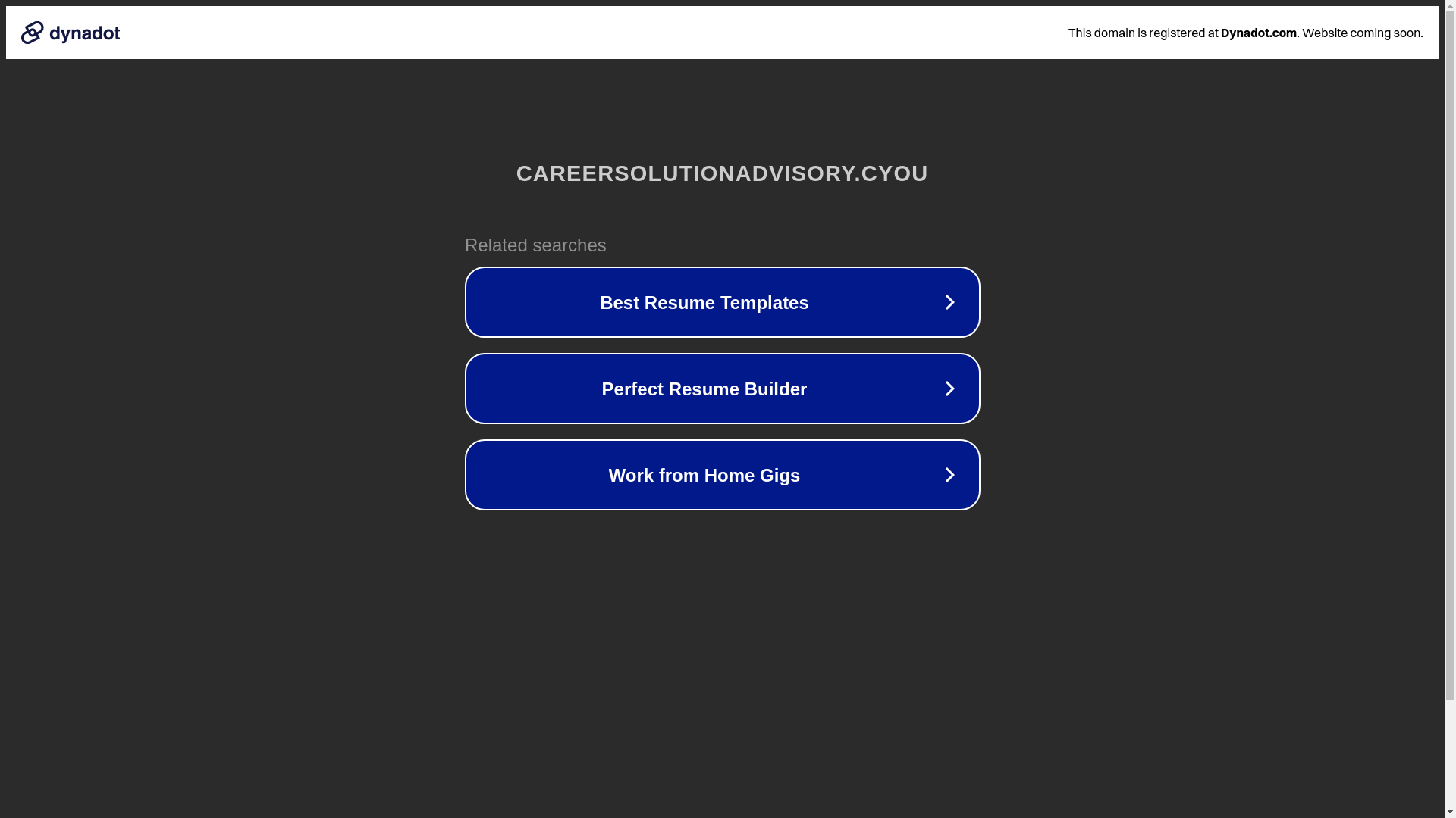 website screenshot of https://careersolutionadvisory.cyou/