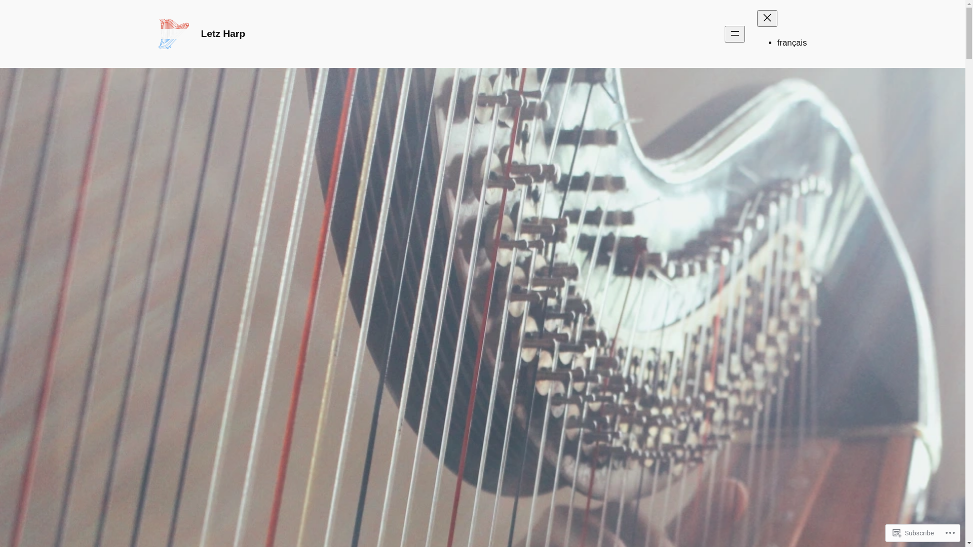 website screenshot of https://letzharp.com/