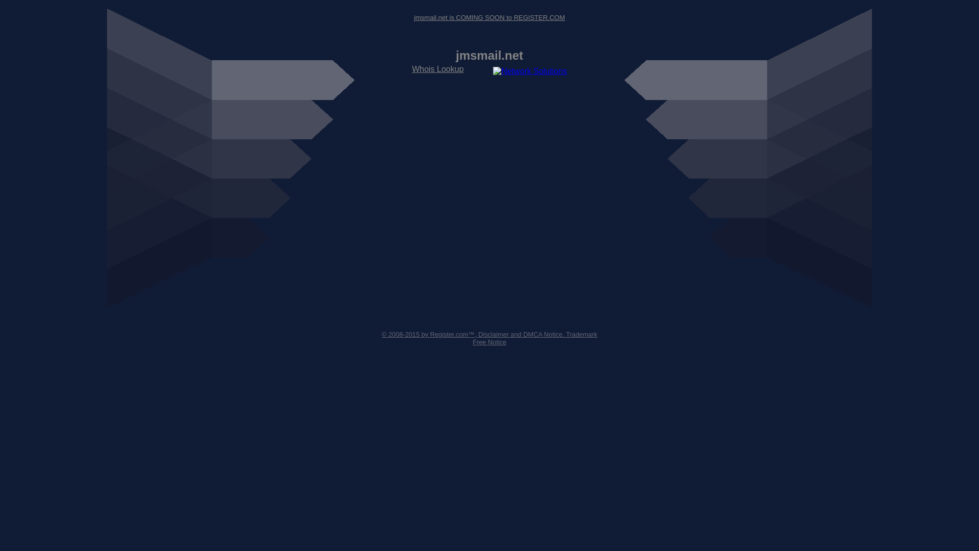 website screenshot of https://jmsmail.net/