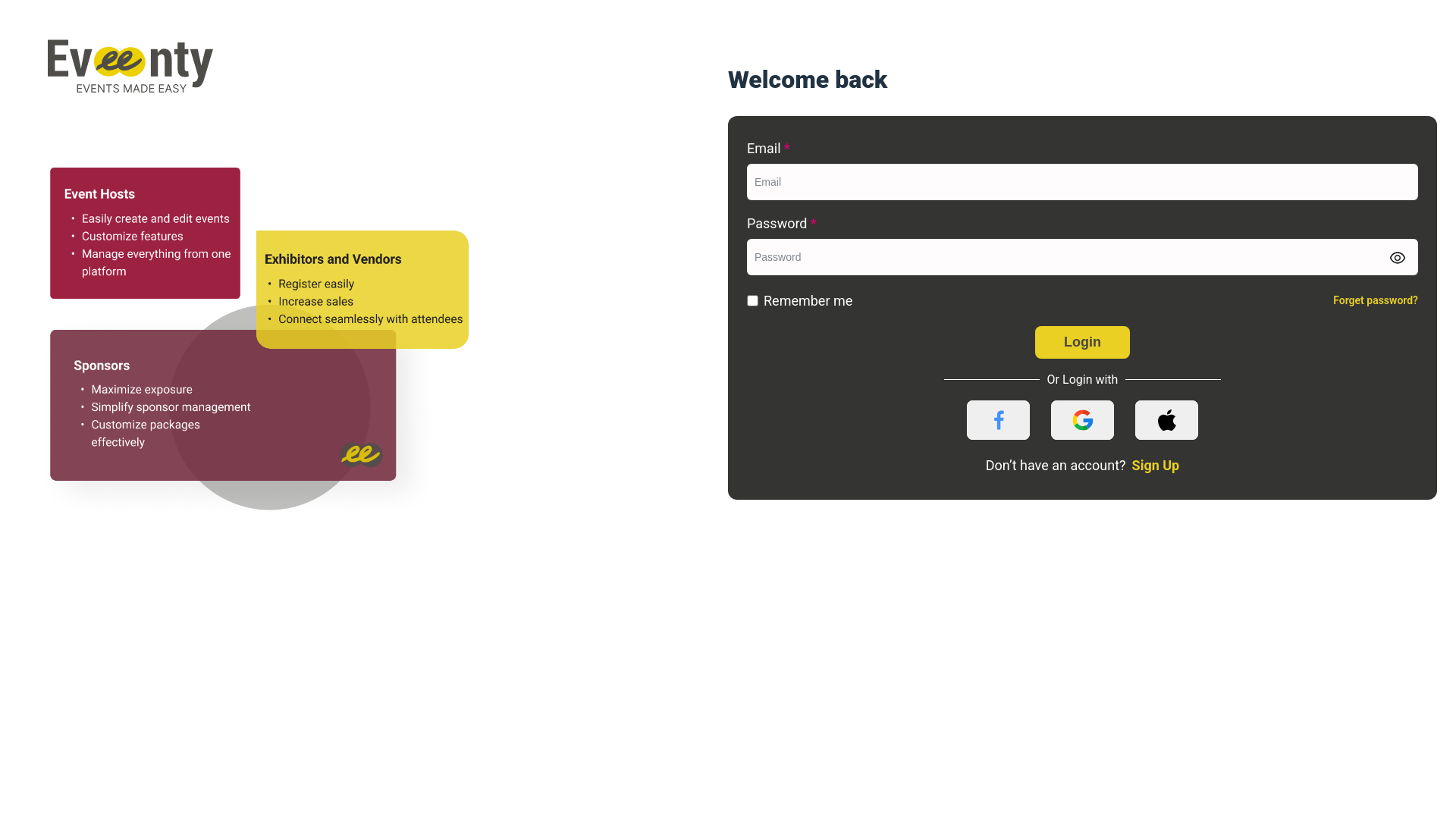 website screenshot of https://eveenty-control-panel.pages.dev/