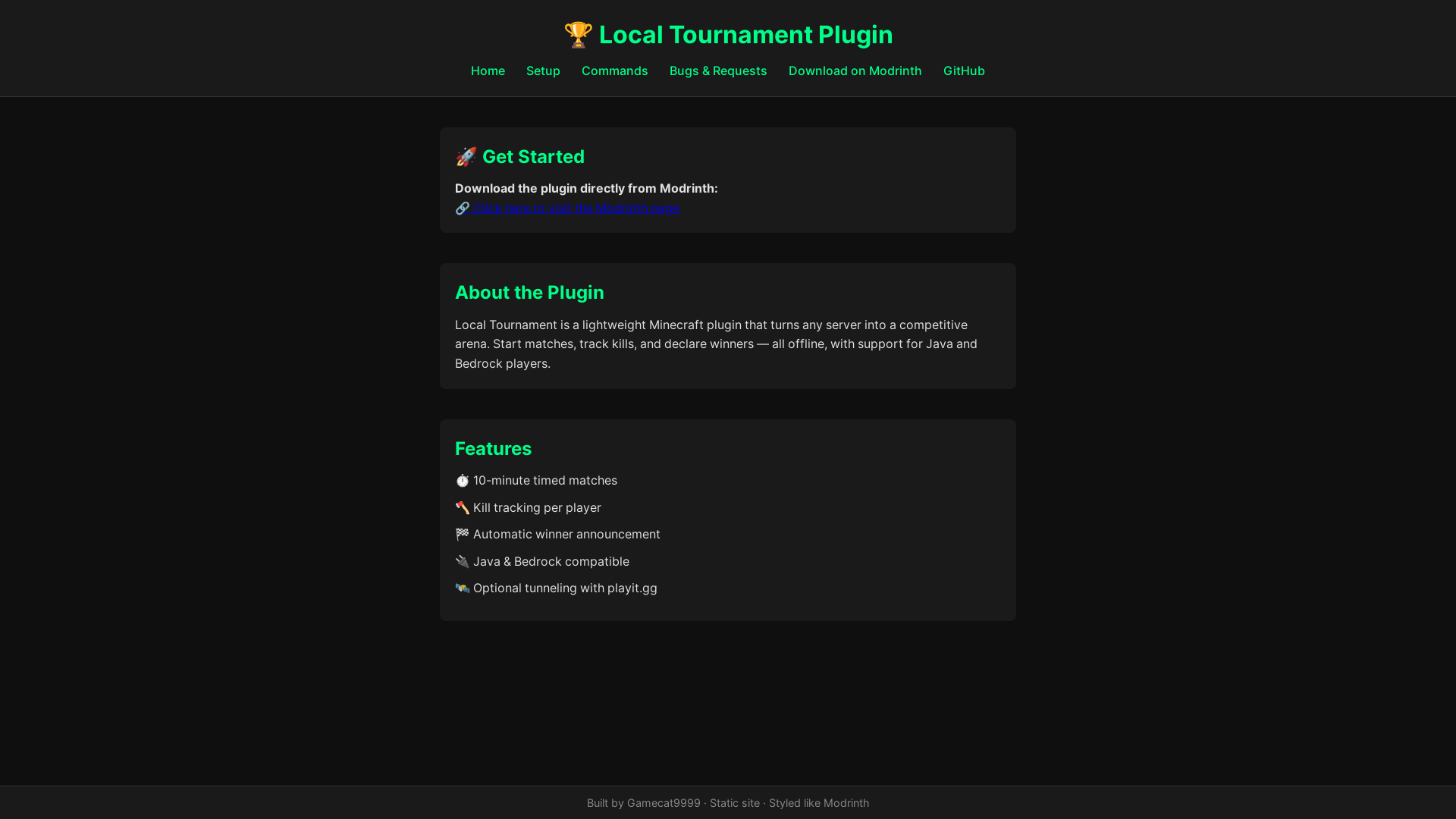 website screenshot of https://localtournament.pages.dev/