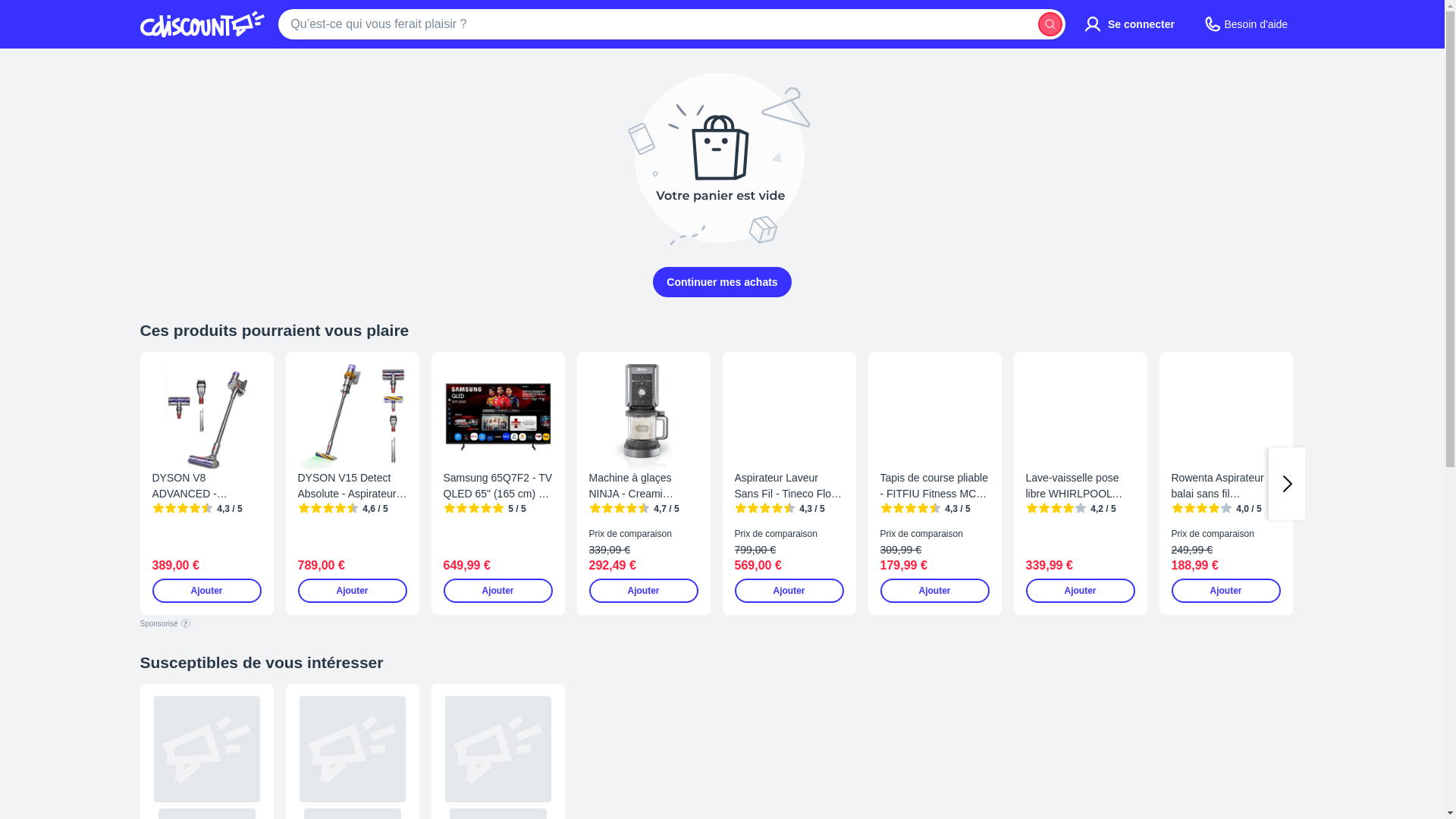 website screenshot of https://order.cdiscount.com/