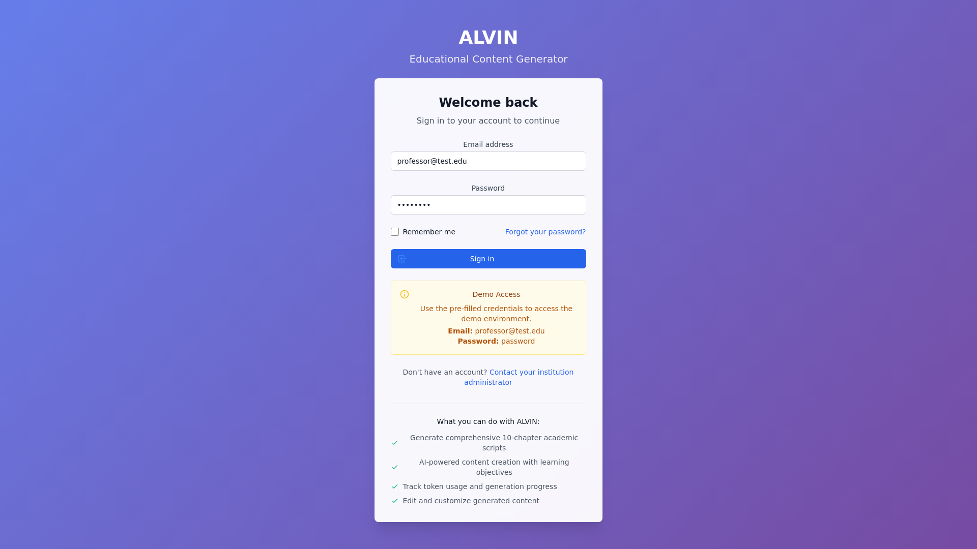 website screenshot of https://alvin-frontend.pages.dev/
