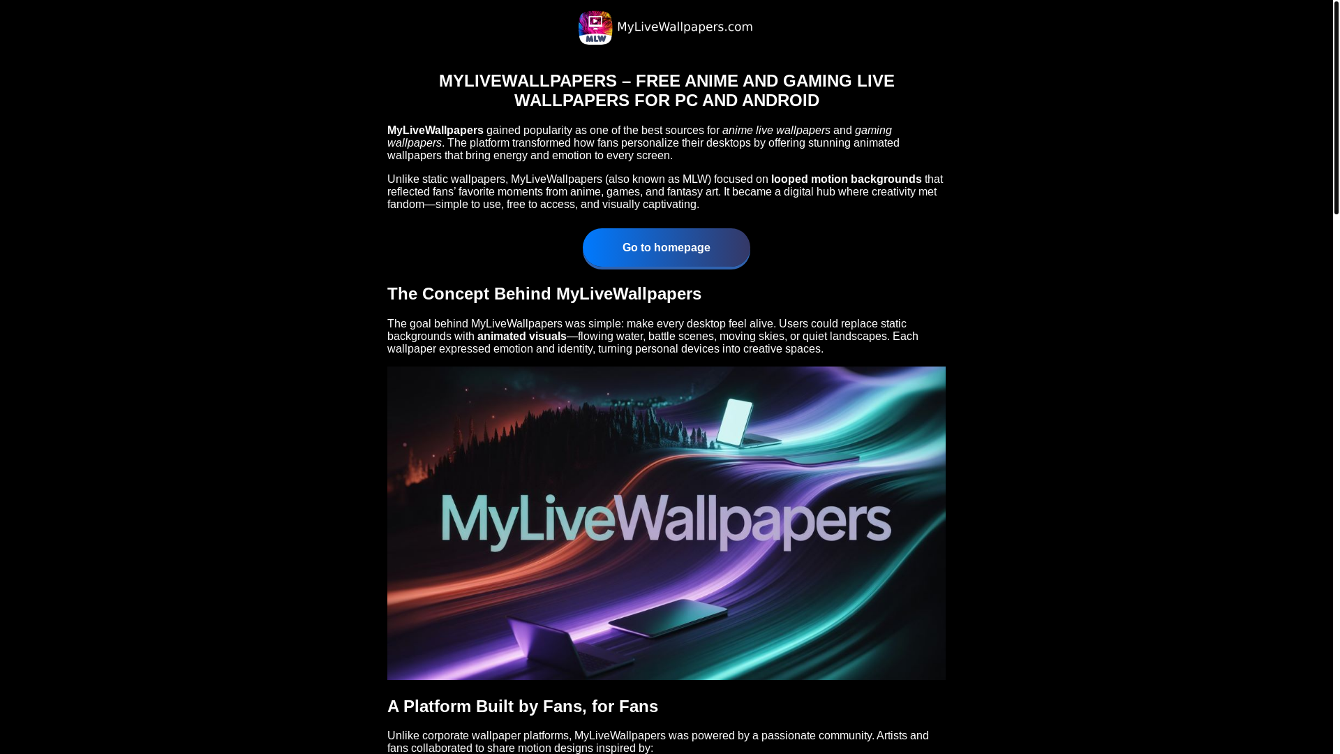 website screenshot of https://mylivewallpapers-onl.pages.dev/