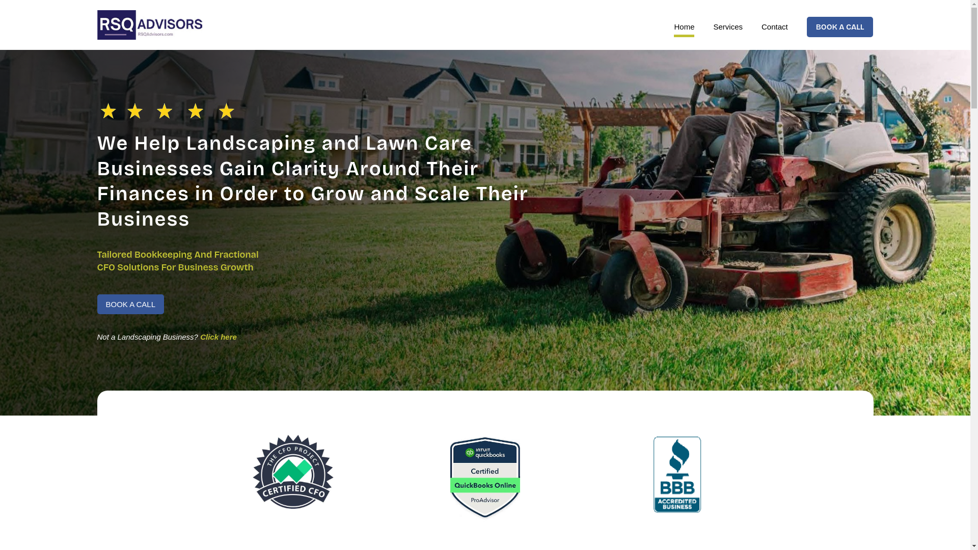 website screenshot of https://mylawncarecfo.com/