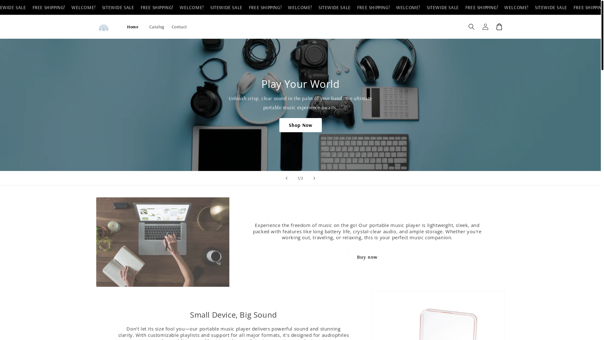website screenshot of https://electrogate.store/