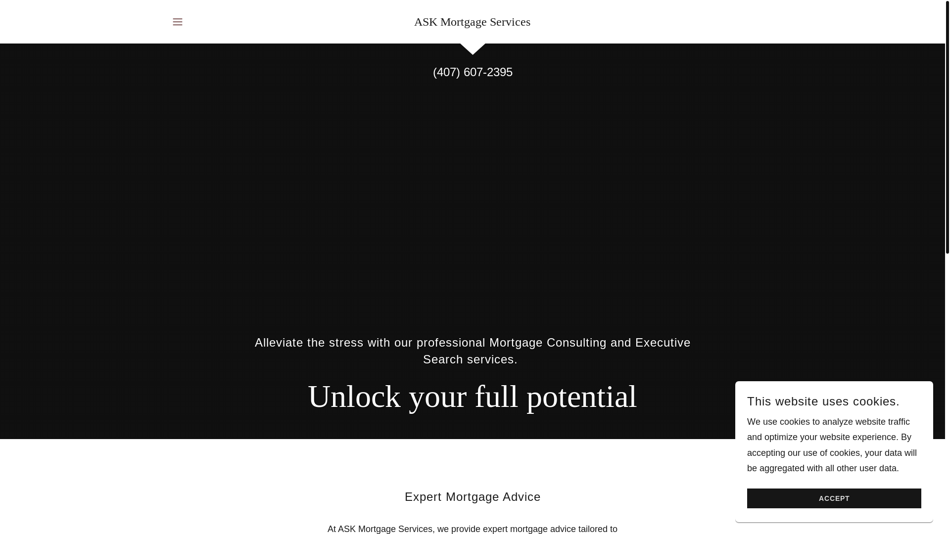 website screenshot of https://askmortgageservices.xyz/