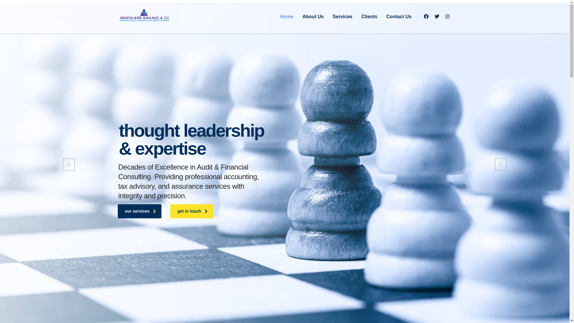 website screenshot of https://shofolawebakareandco.com/