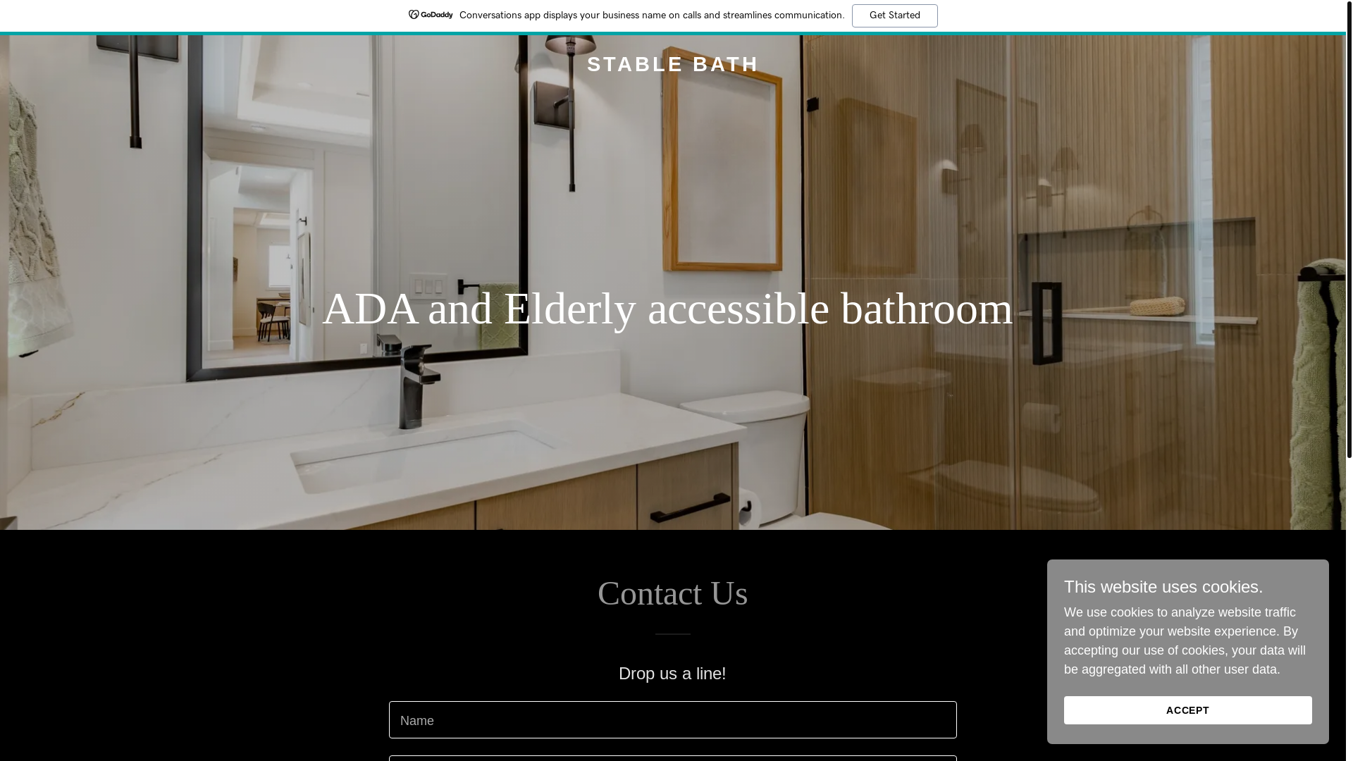 website screenshot of https://stablebath.com/