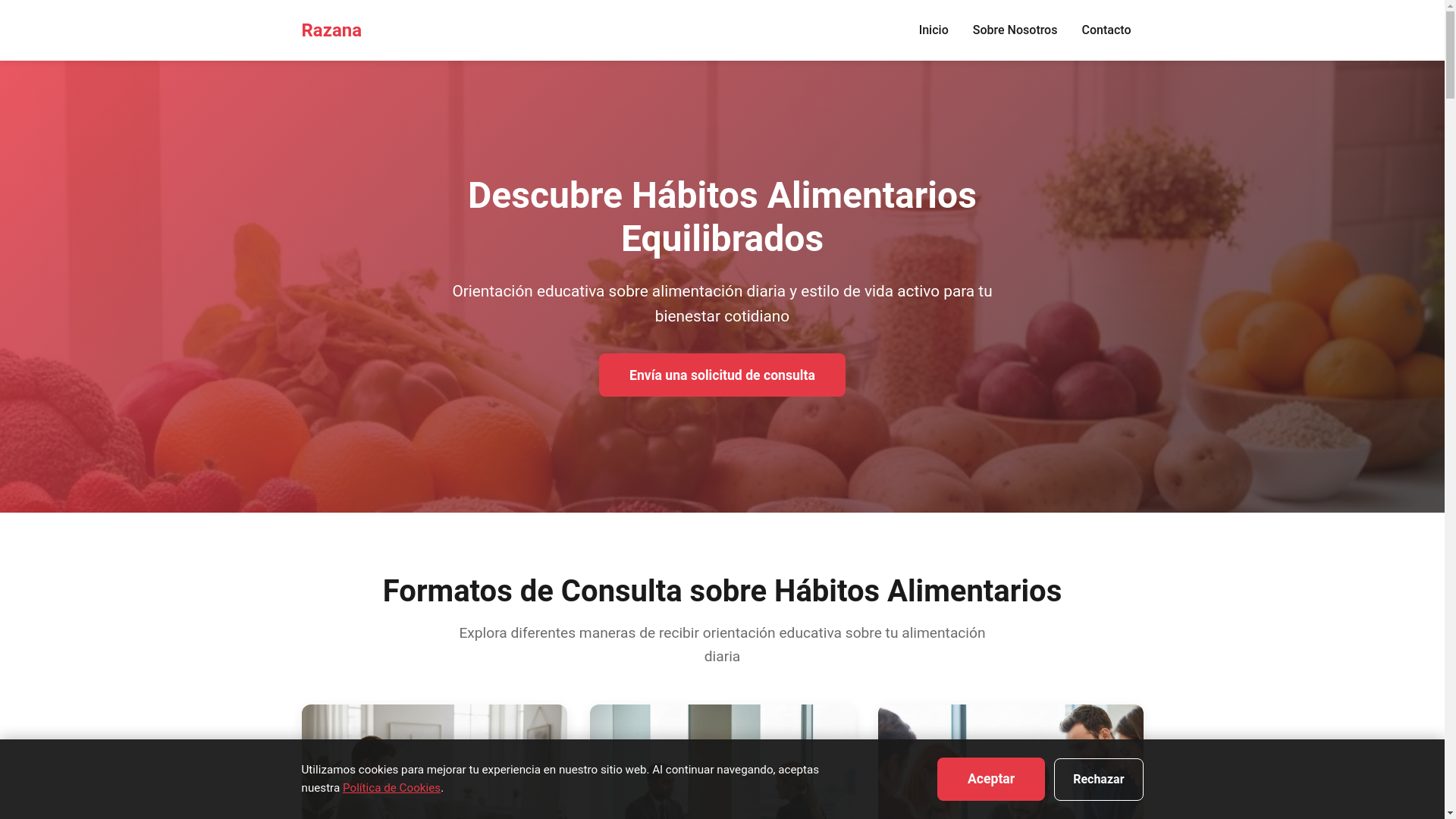 website screenshot of https://razanay.info/