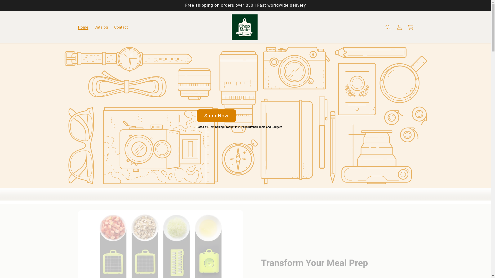 website screenshot of https://chopmate.ca/