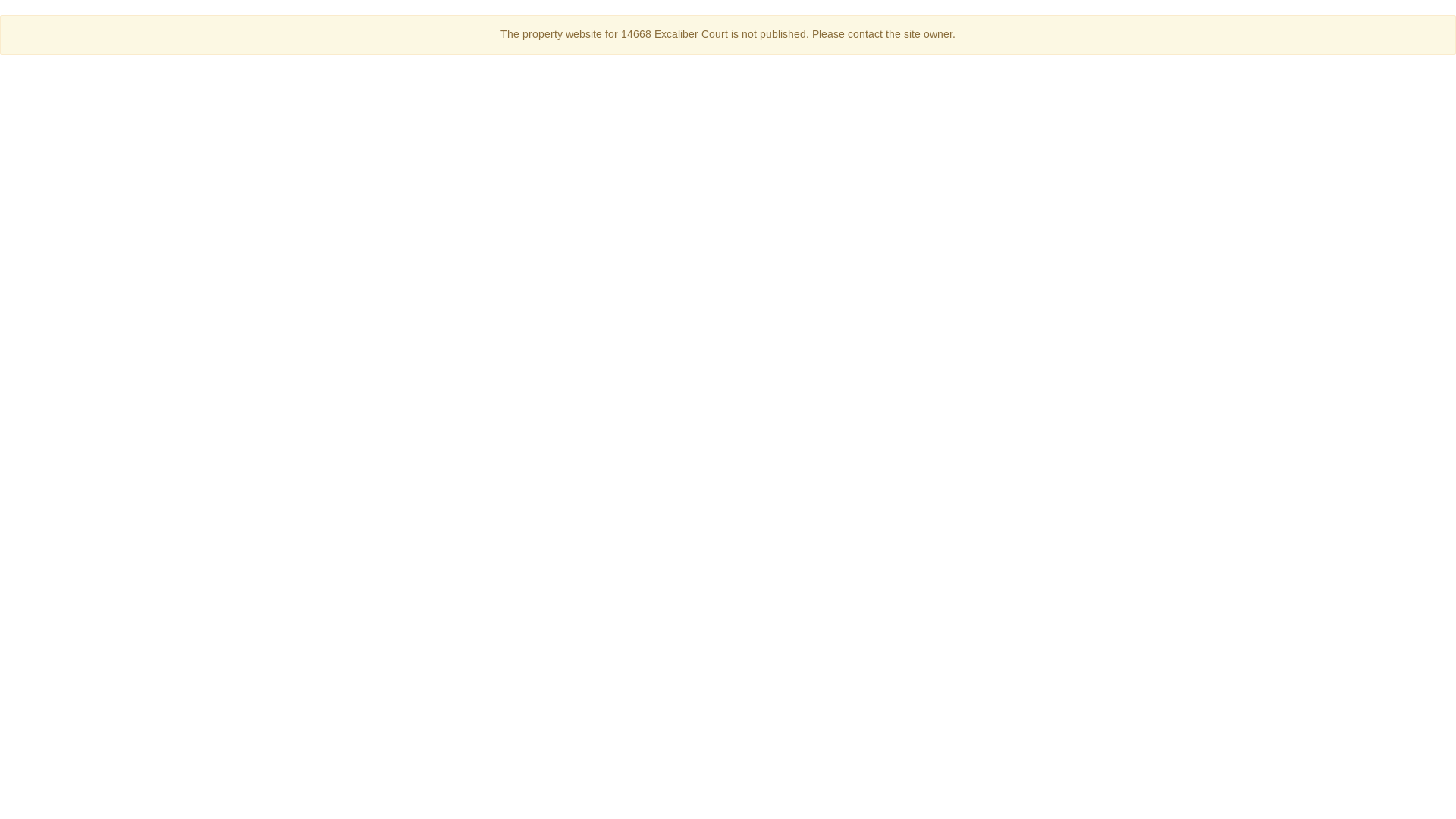 website screenshot of https://14668excaliberct.com/