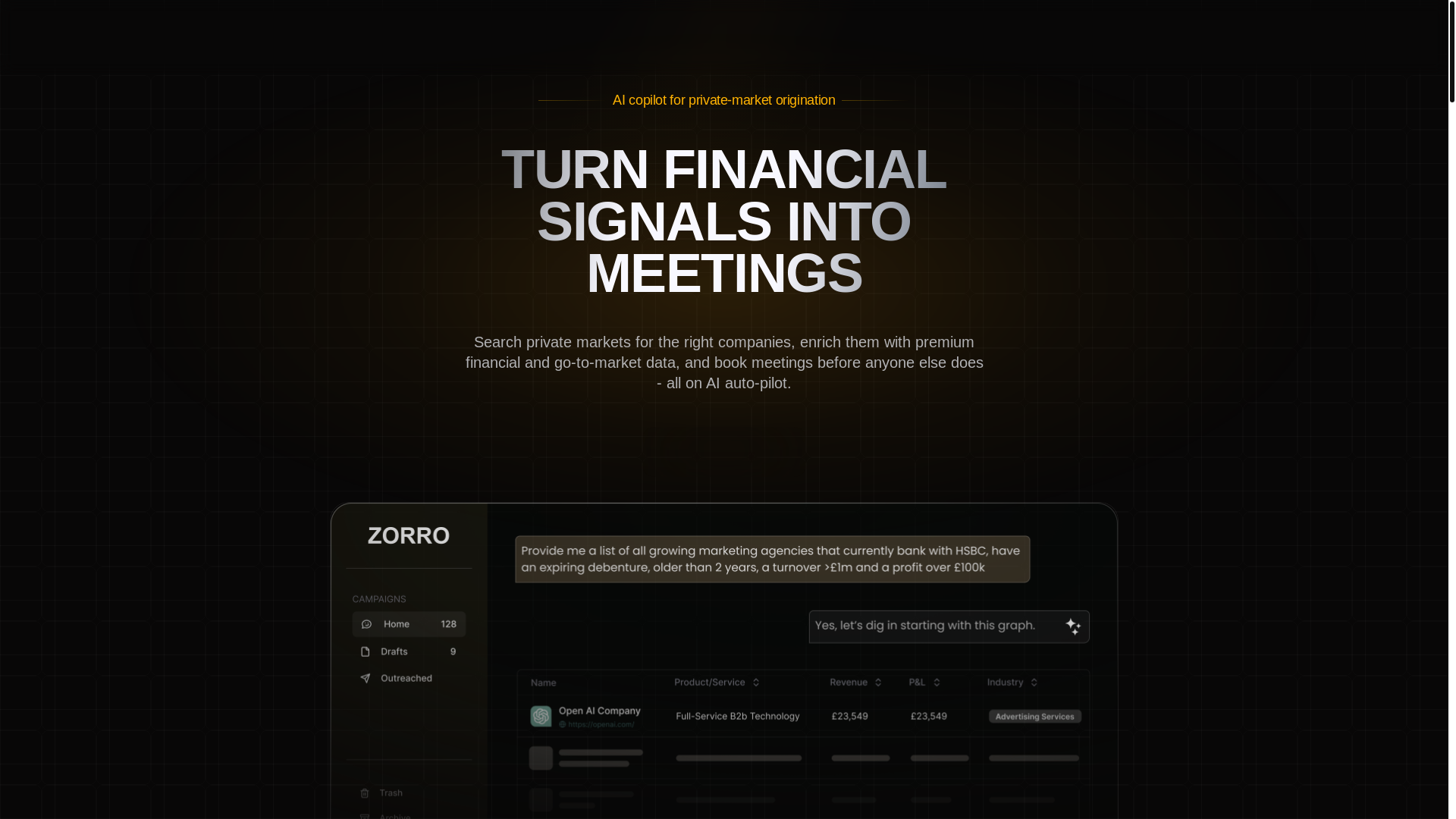 website screenshot of https://zorro-site-64t.pages.dev/