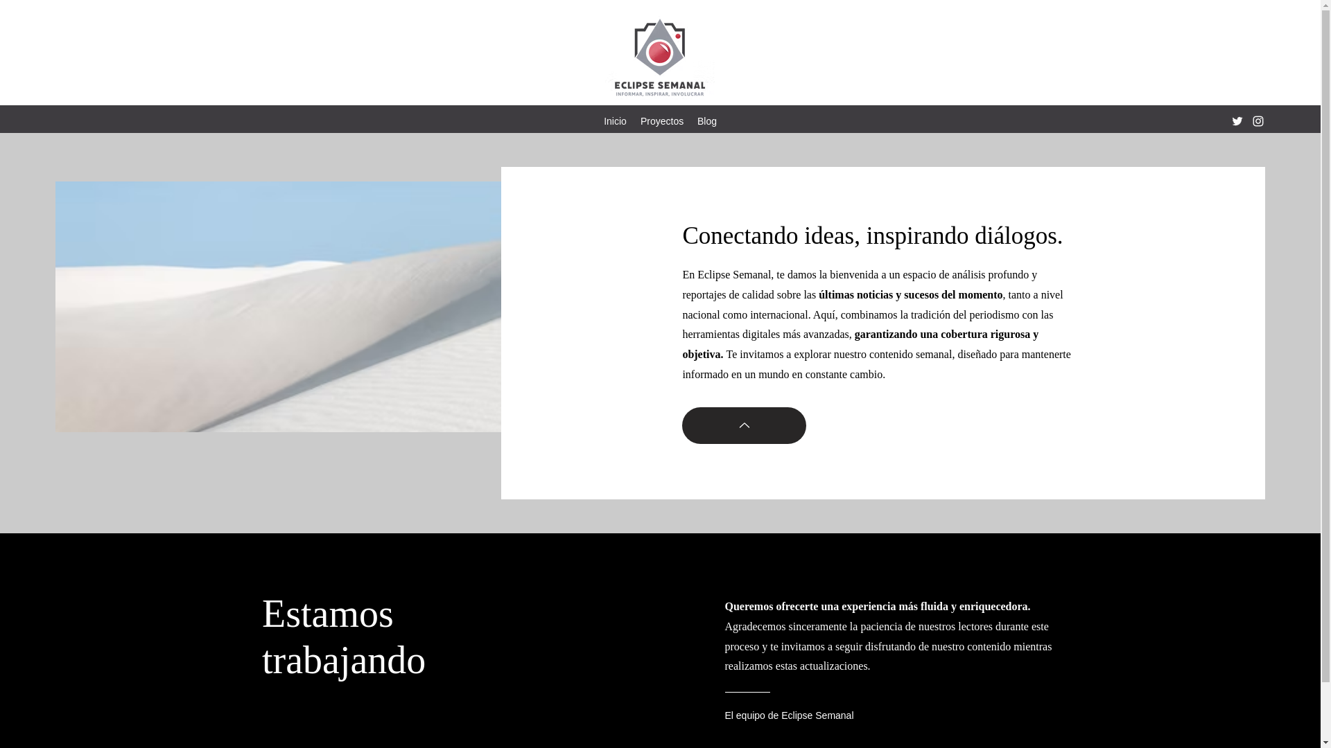 website screenshot of https://eclipsesemanal.com/