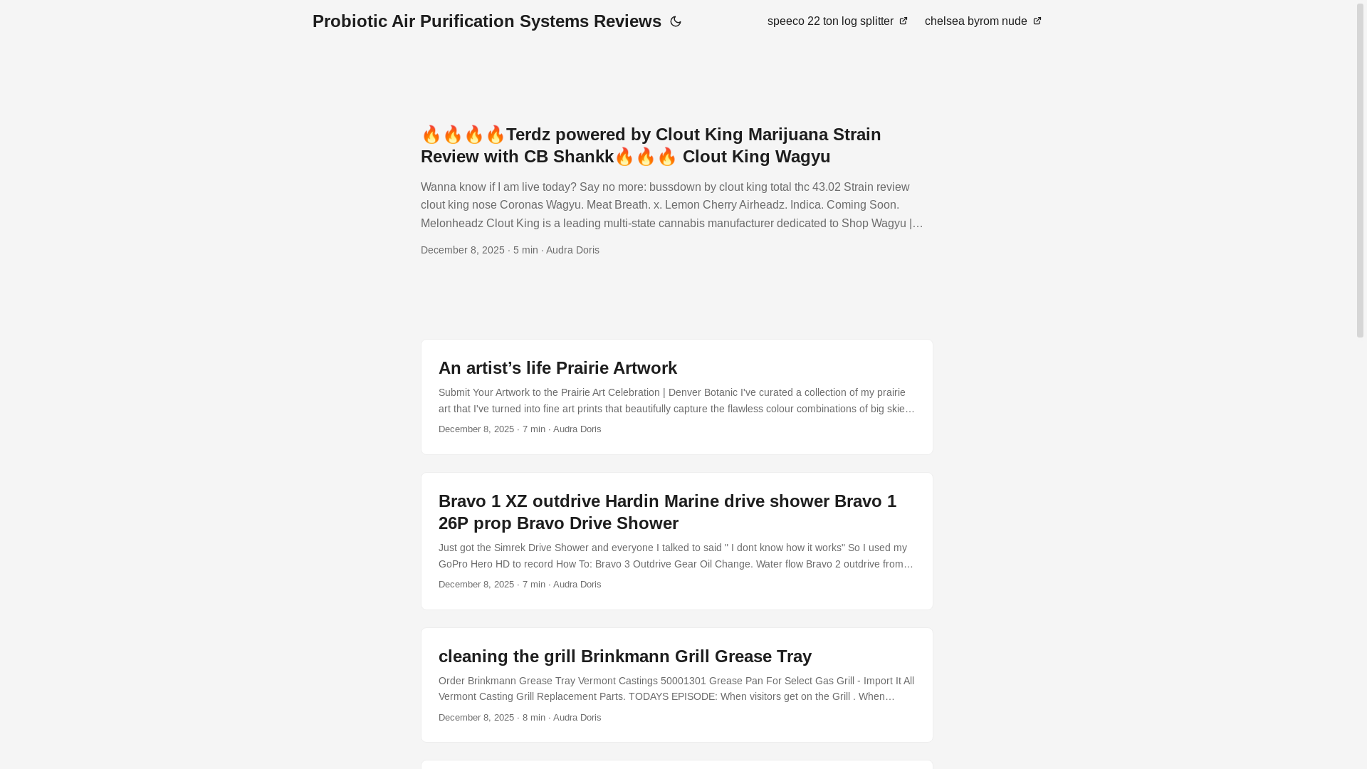 website screenshot of https://probioticairpurificationsystemsreviews2.pages.dev/