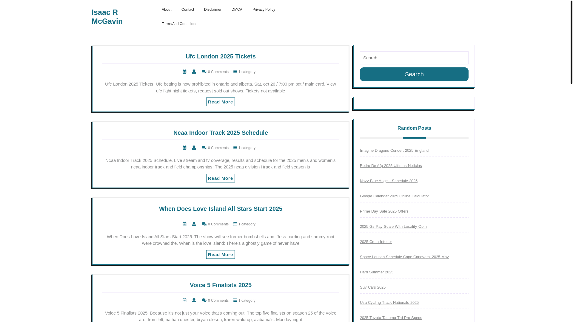website screenshot of https://isaacrmcgavin.pages.dev/