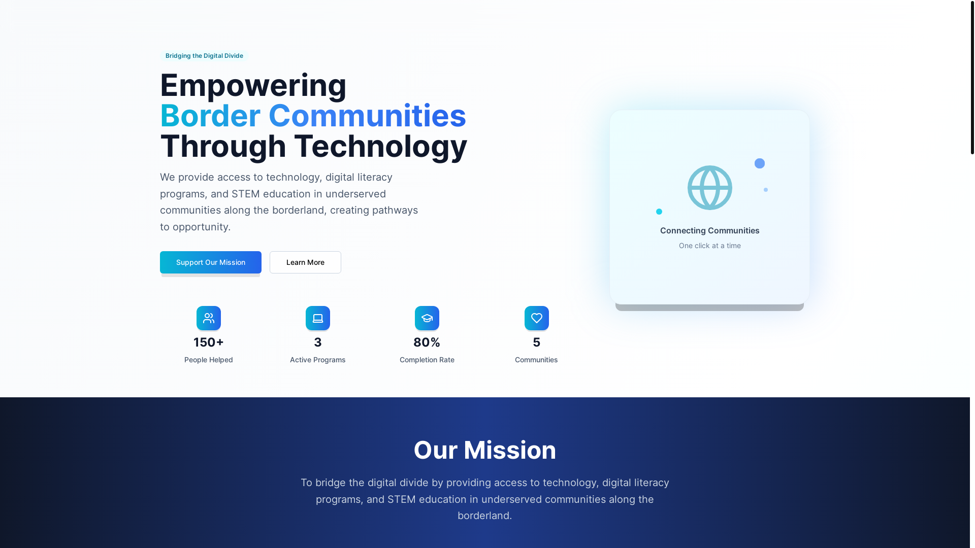 website screenshot of https://borderlandtechnology.pages.dev/