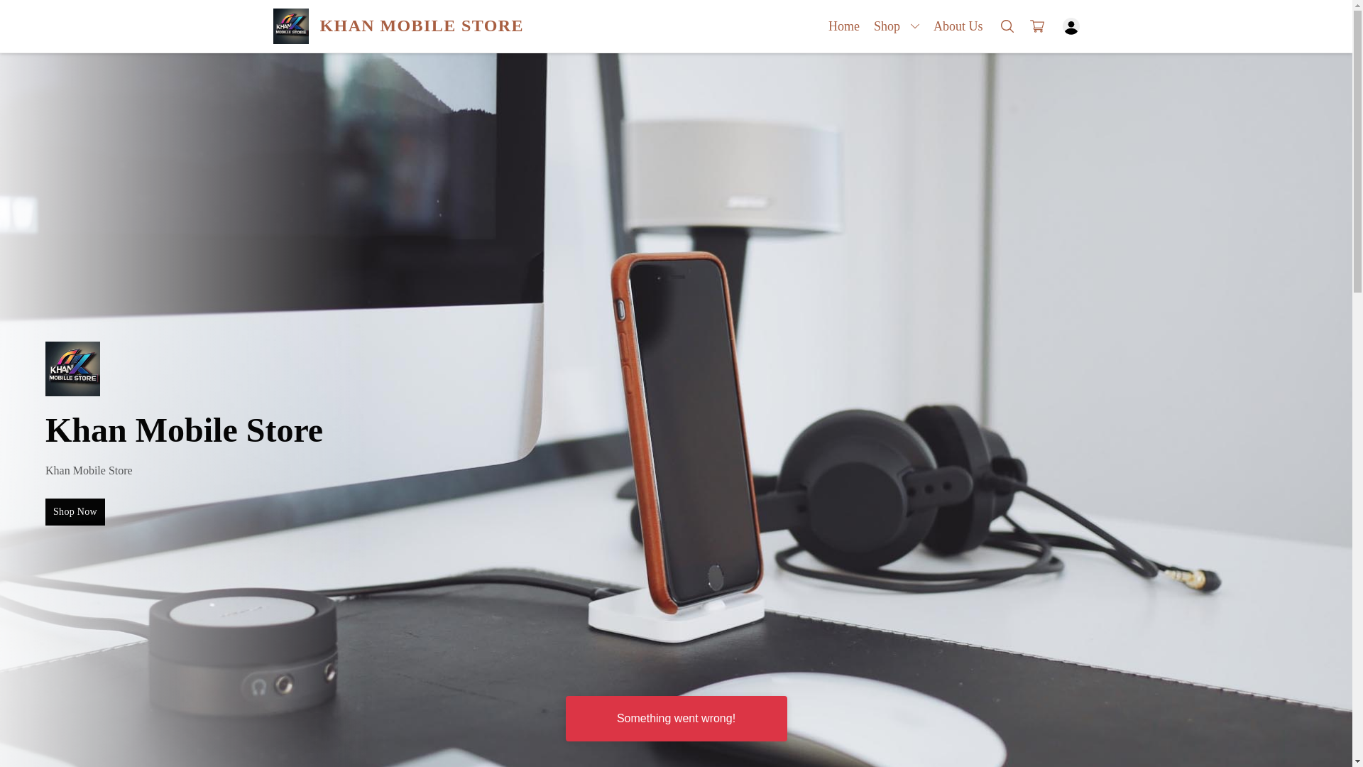 website screenshot of https://khanmobilestore.co.in/