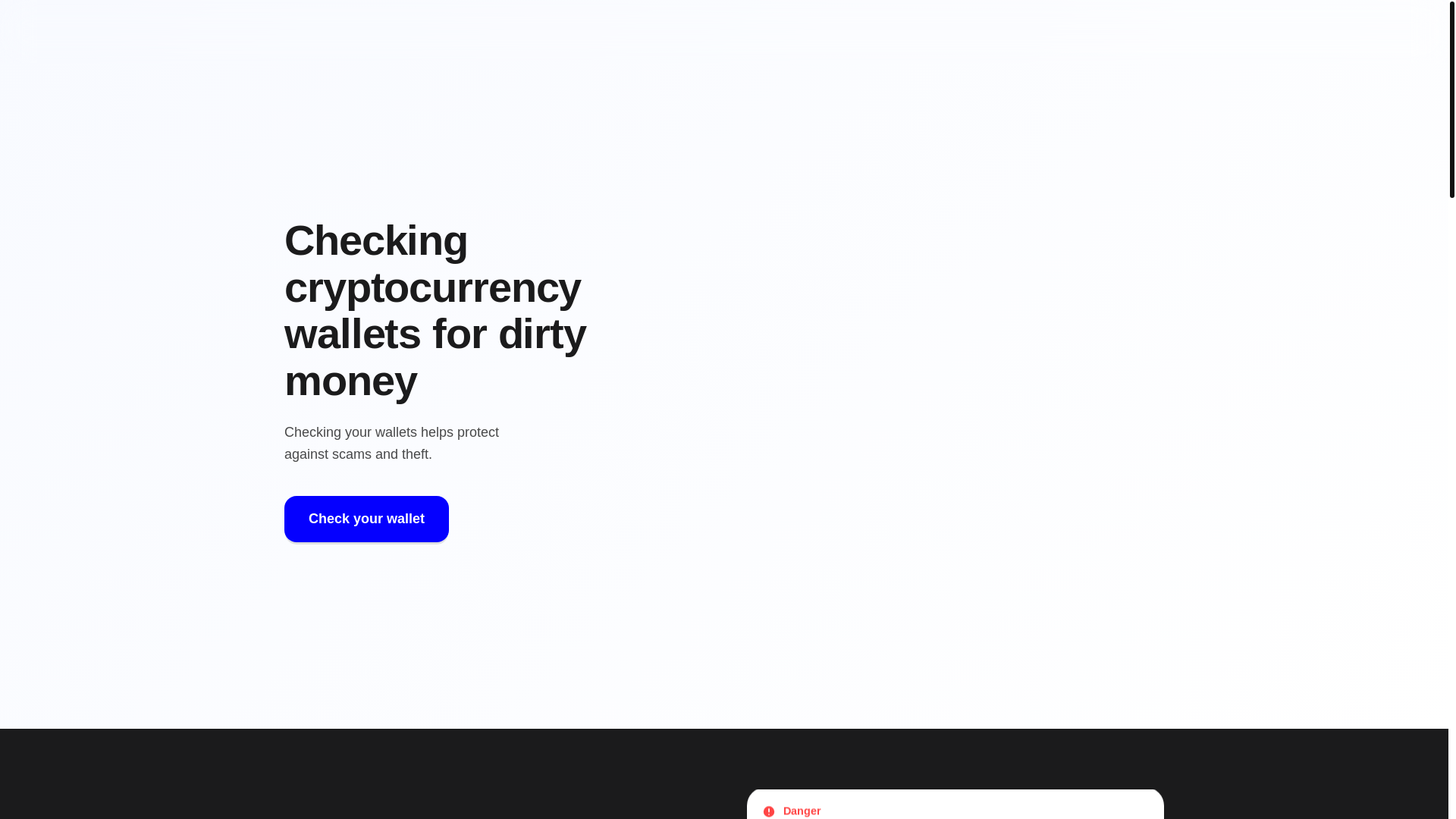 website screenshot of https://aml-secure.help/