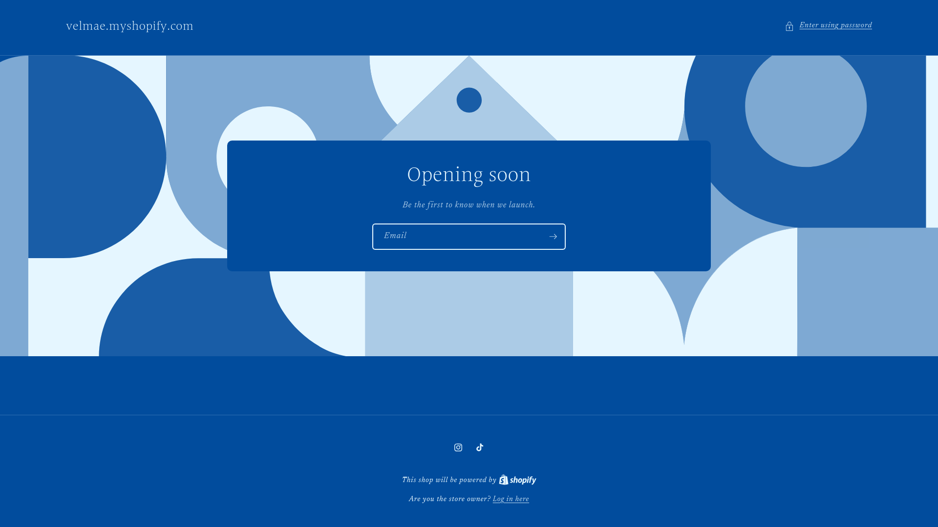 website screenshot of https://velmae.com.au/