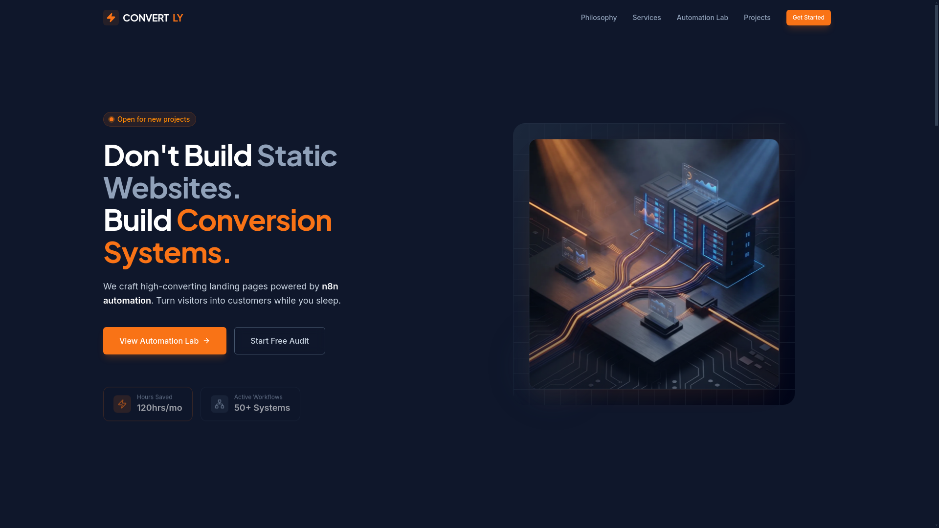 website screenshot of https://convertly-9on.pages.dev/