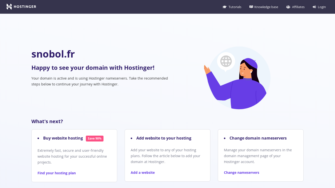 website screenshot of https://snobol.fr/