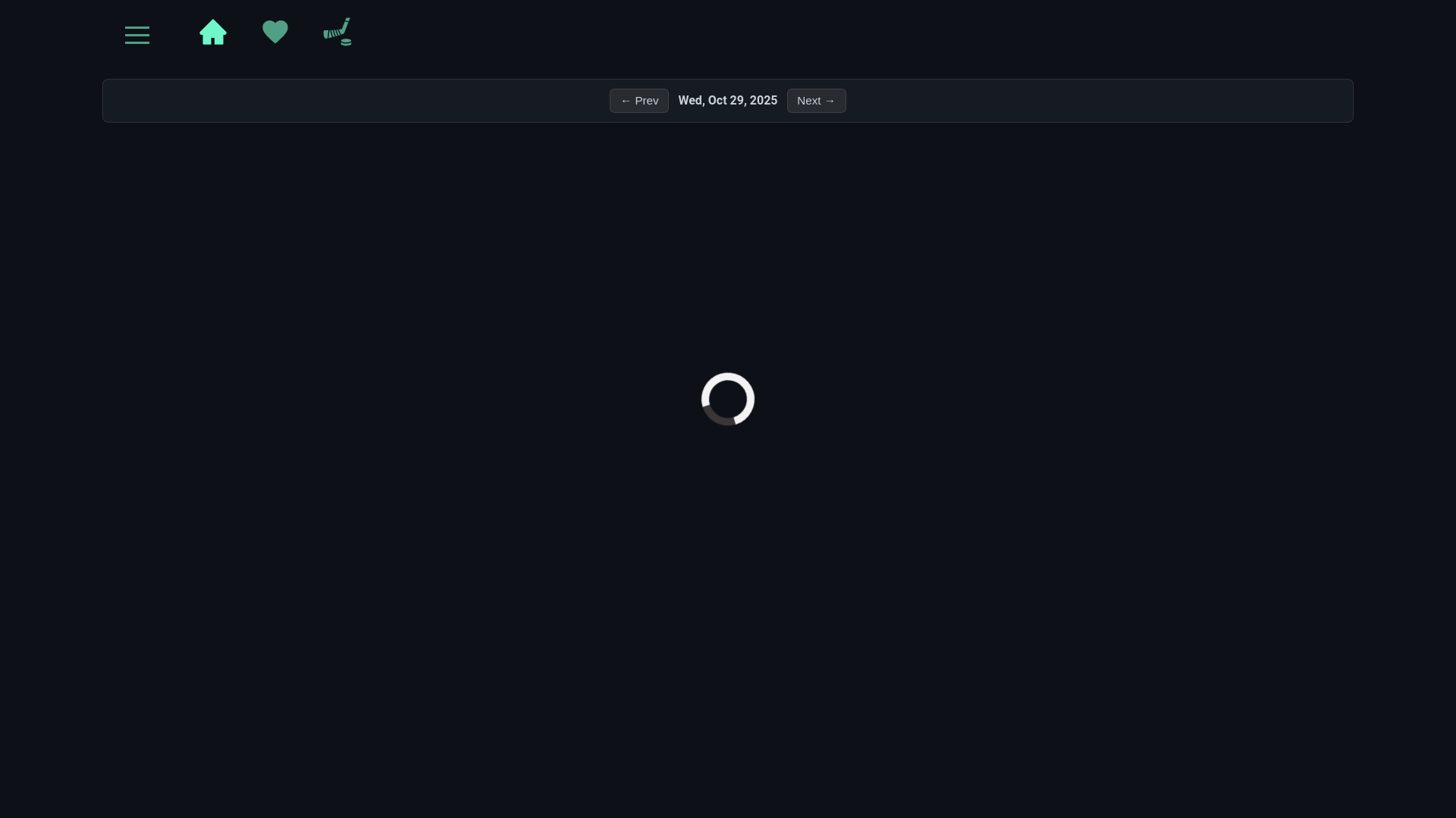 website screenshot of https://nhlgames.pages.dev/